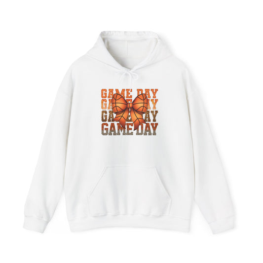 Game Day Basketball Hoodie – 'Game Day' Text with Basketball Graphic