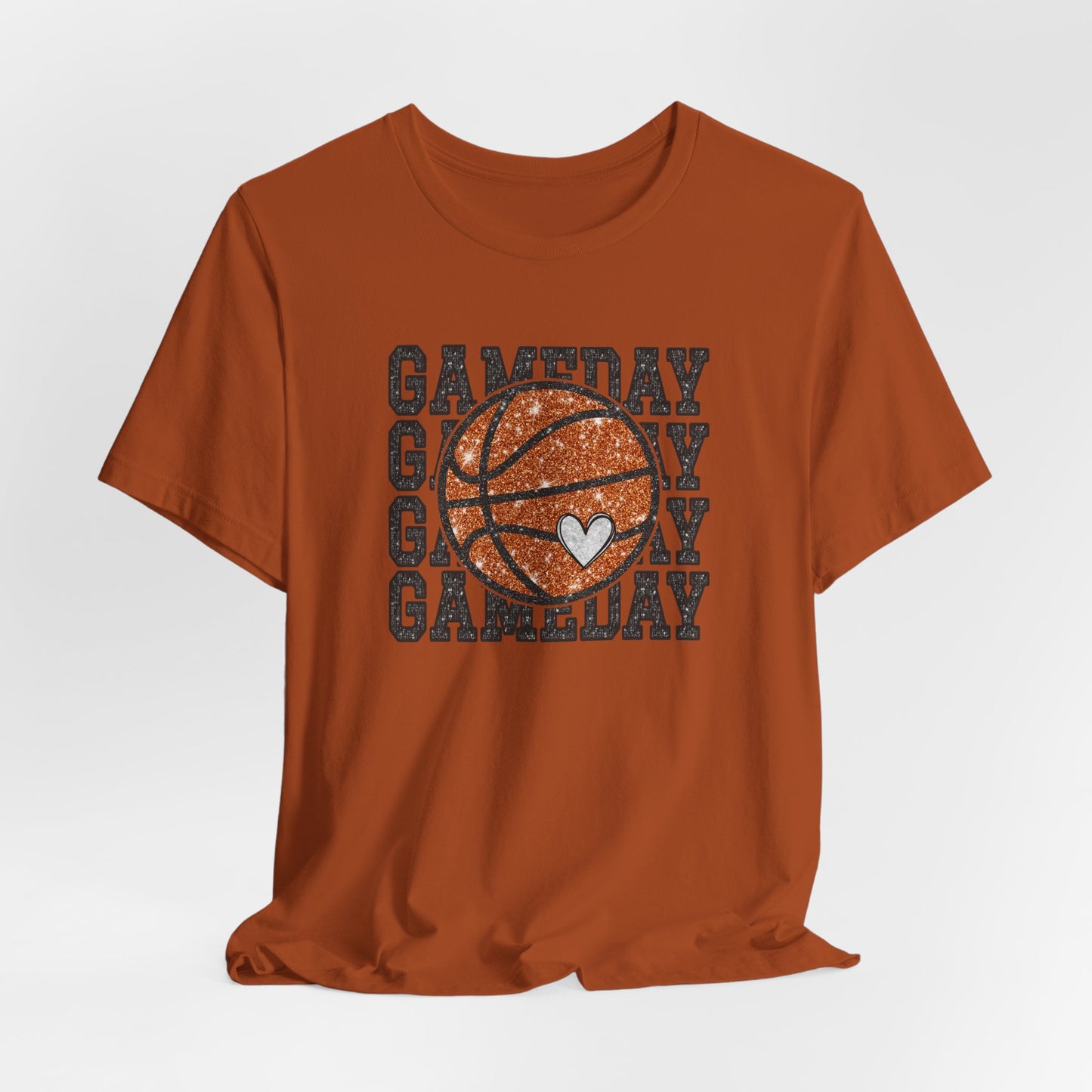 Gameday Basketball Tee — Personalized Jersey Back (Name & Number)