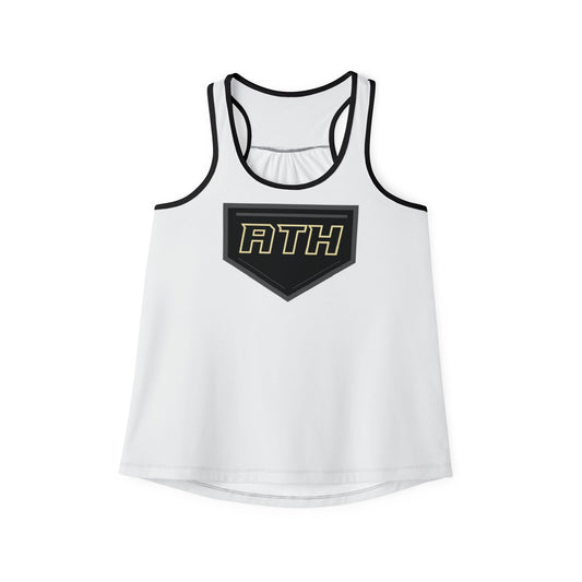 ATH Emblem Women's Racerback Tank Top — Athletic Logo Activewear