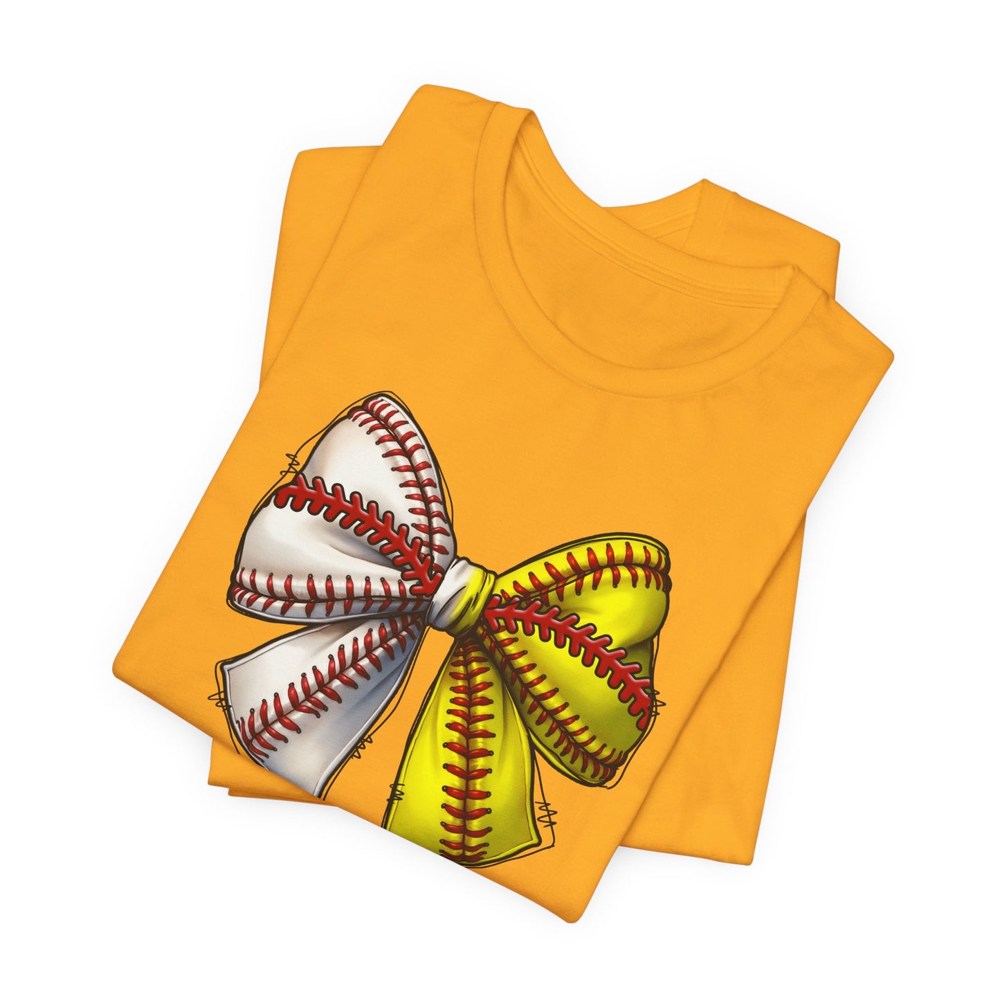 Baseball Softball Bow T-Shirt – Cute Coach Mom Fan Tee