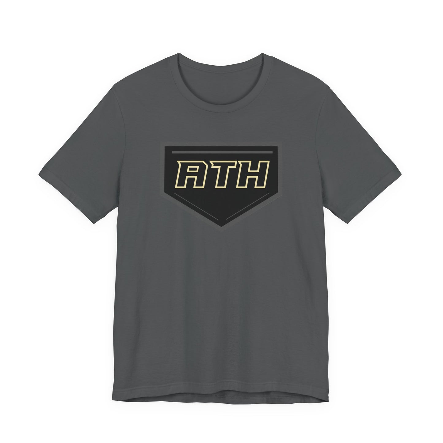 ATH Logo Tee — Athletic Patch Graphic T‑Shirt