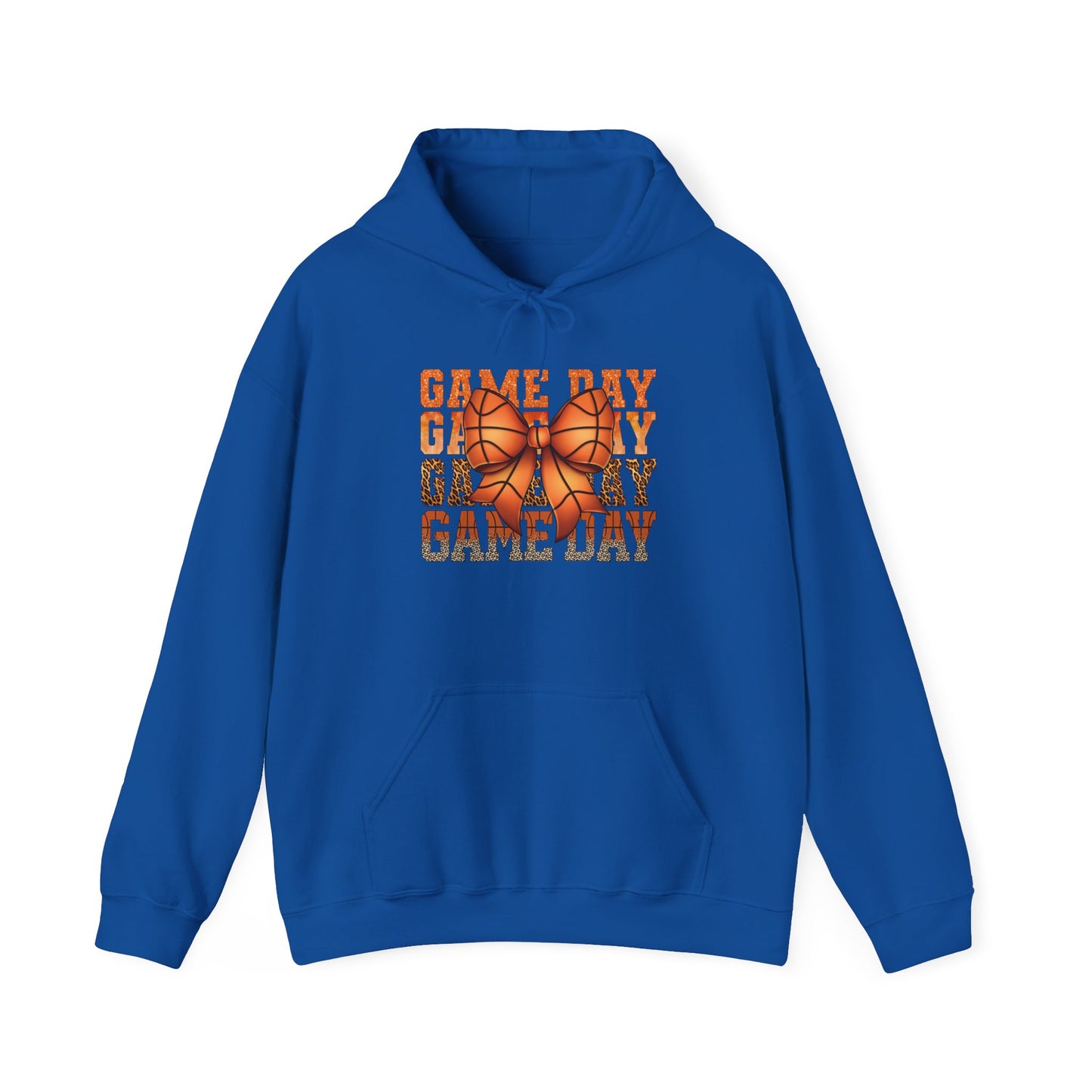 Game Day Basketball Hoodie – 'Game Day' Text with Basketball Graphic