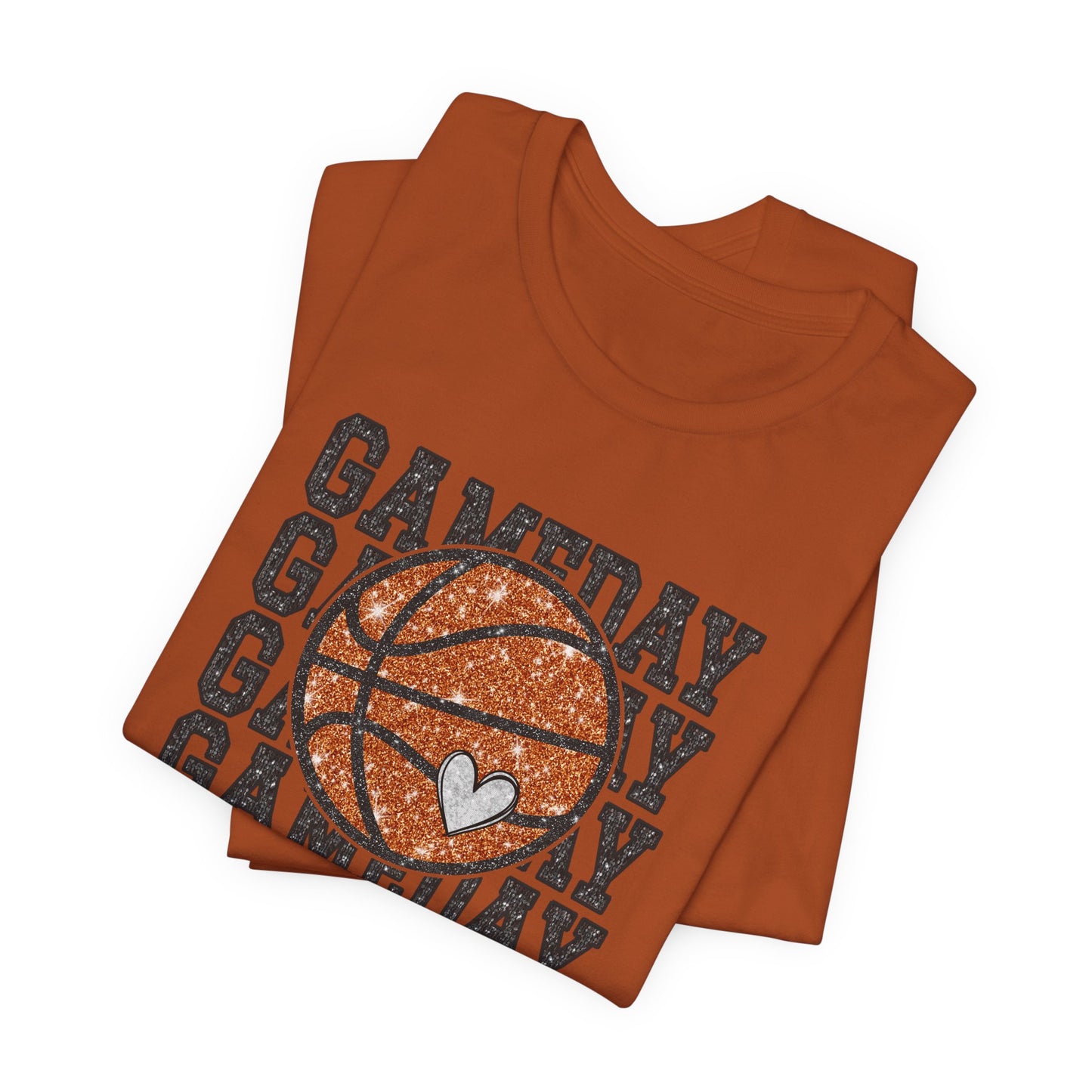 Gameday Basketball Tee — Personalized Jersey Back (Name & Number)