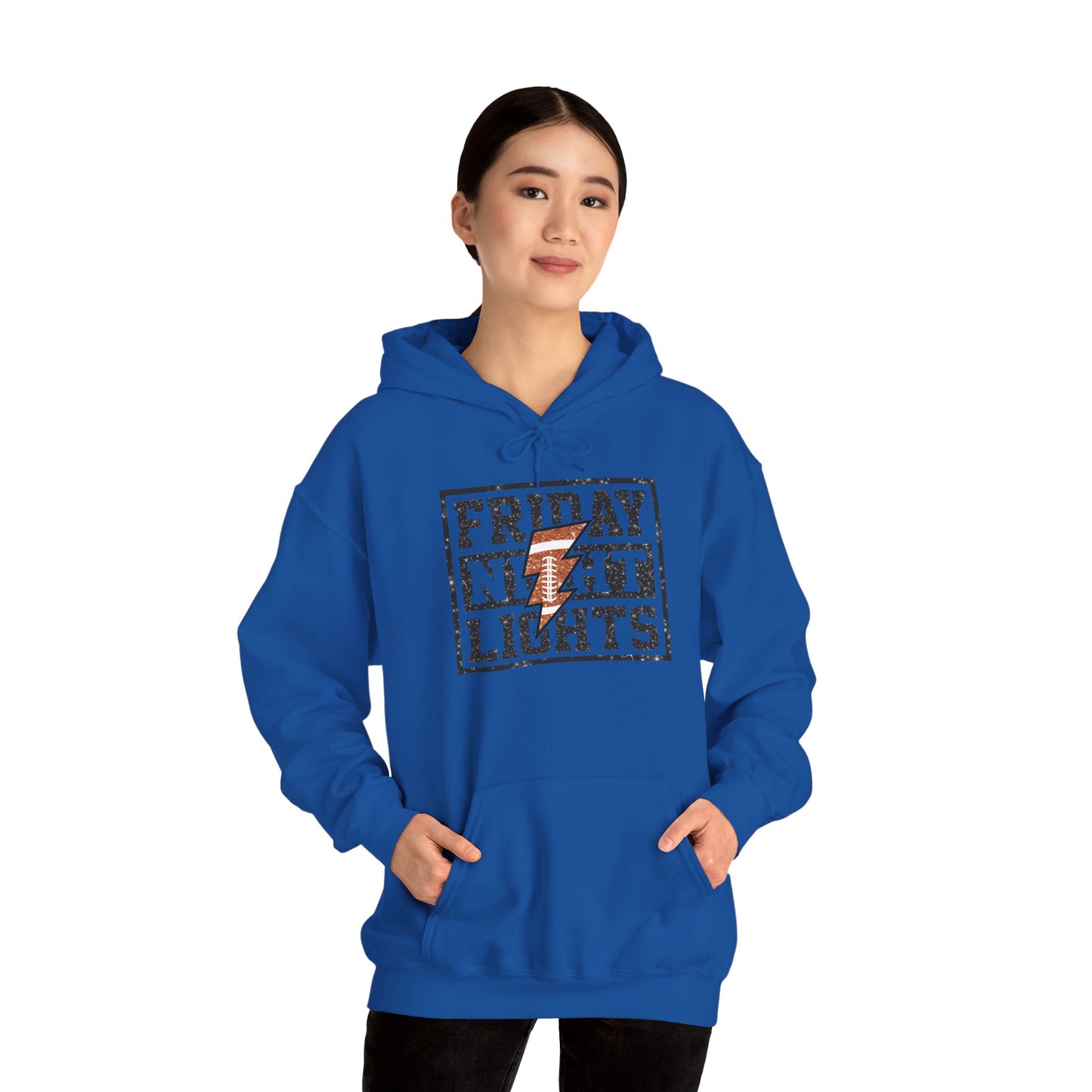 Friday Night Lights Unisex Hoodie, Cozy Sweatshirt for Game Day, Ideal for Sports Fans, Gift for Tailgate Parties, Fall Fashion Essential