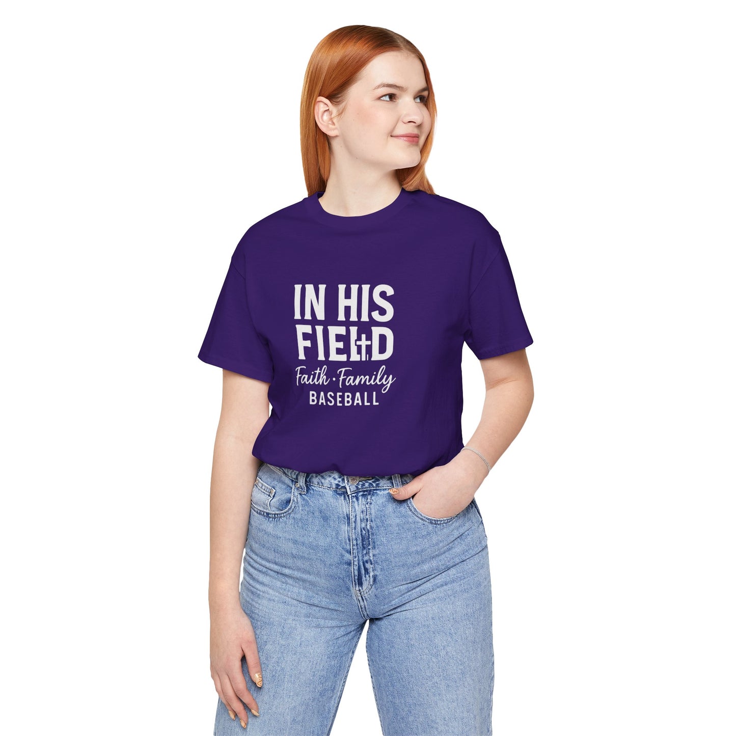 Baseball Mom Faith Unisex Jersey Tee