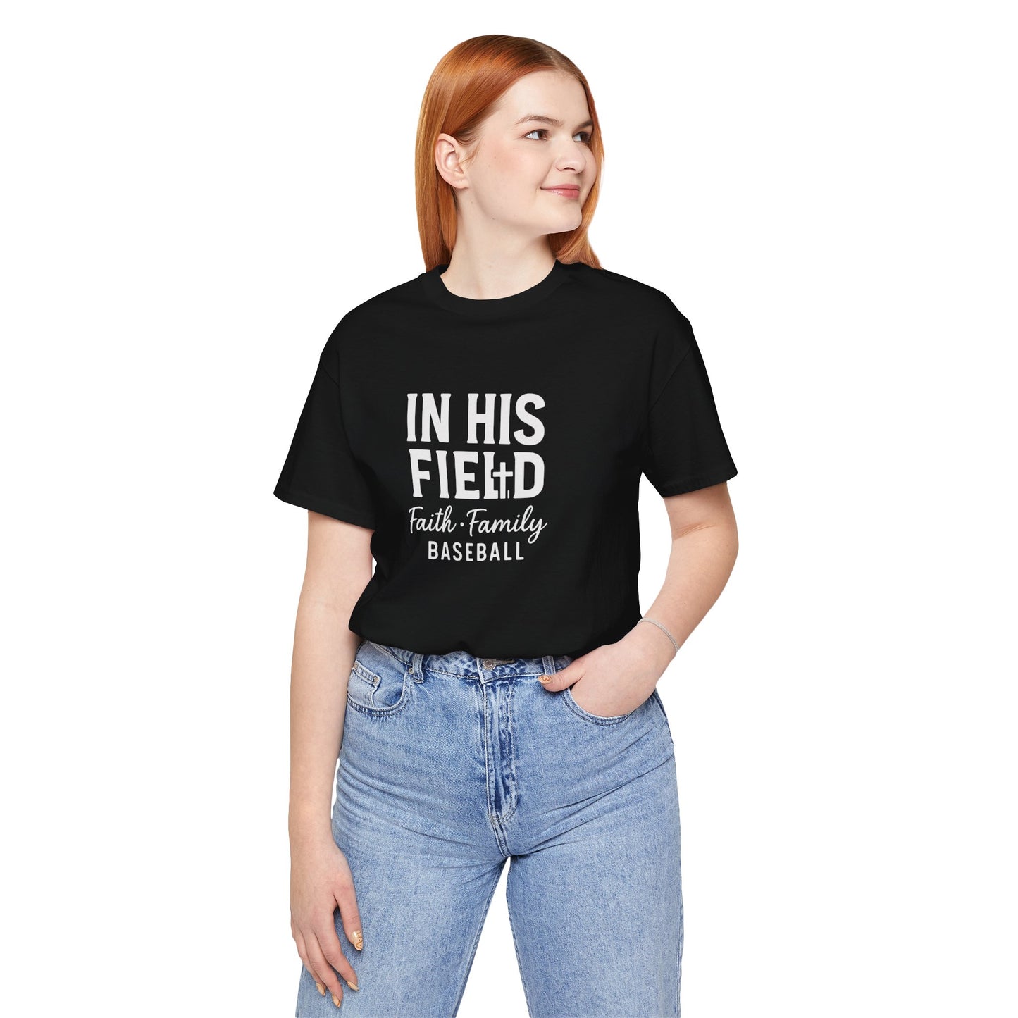 Baseball Mom Faith Unisex Jersey Tee
