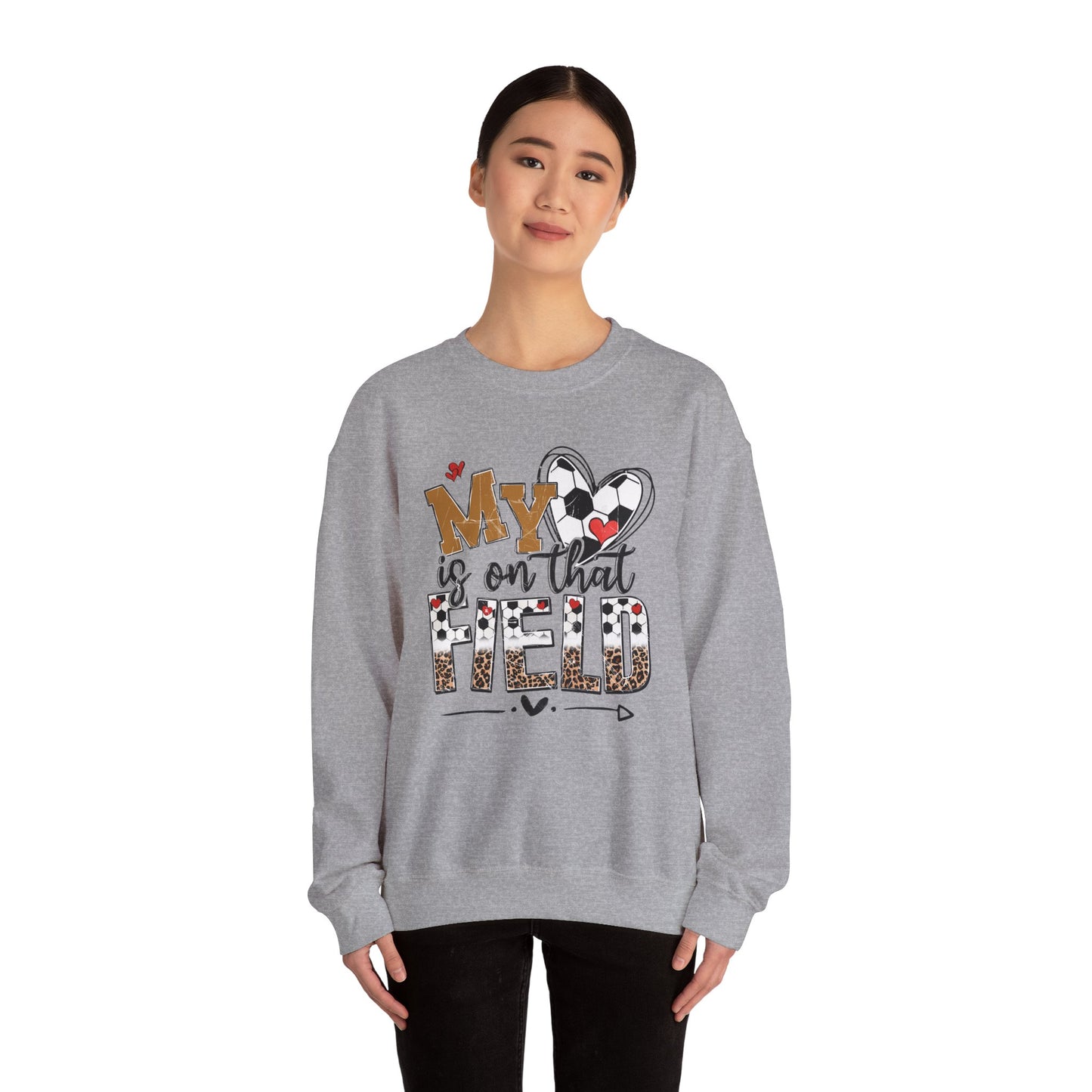 Soccer Mom Crewneck Sweatshirt - Cozy Sports Apparel, Gift for Sports Moms