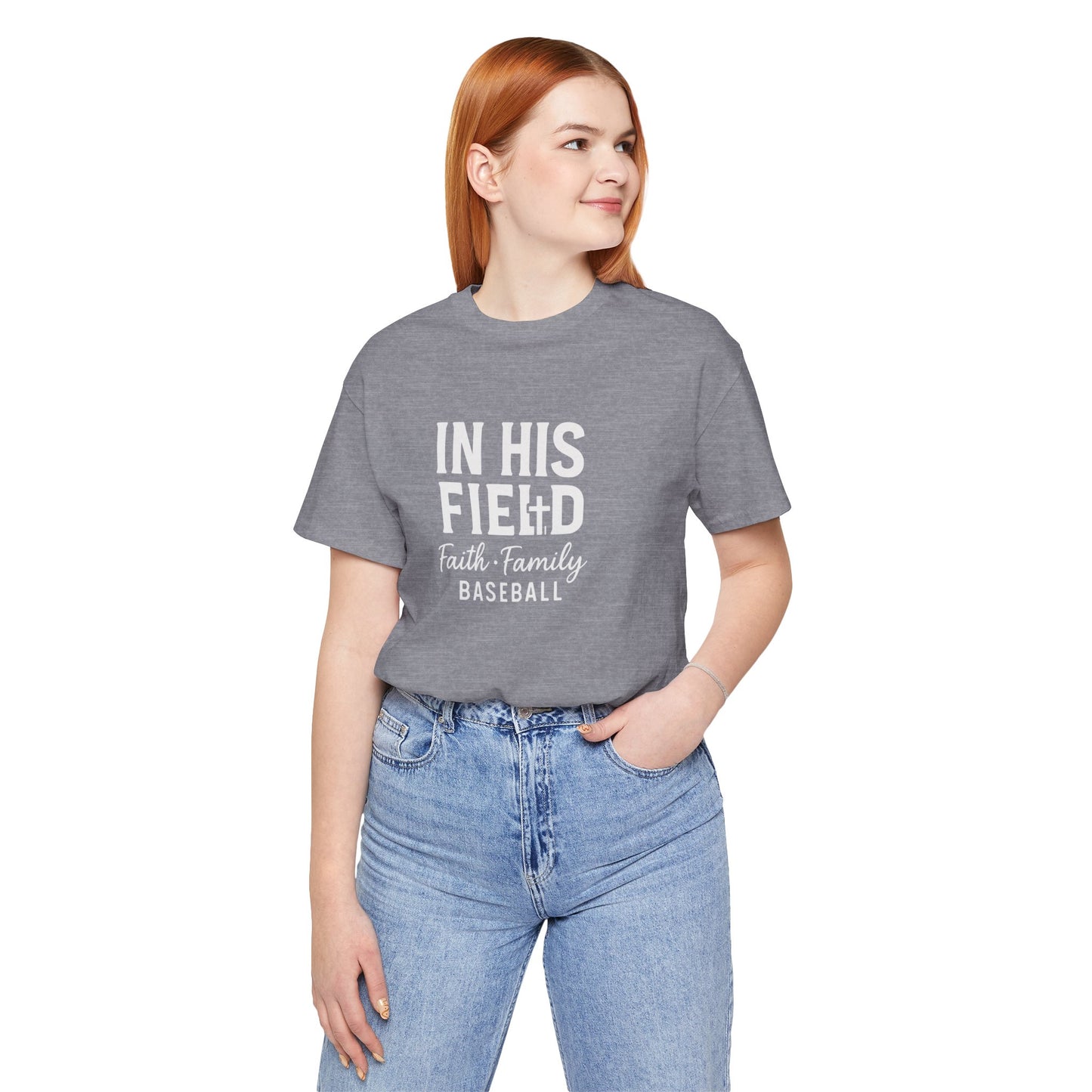 Baseball Mom Faith Unisex Jersey Tee