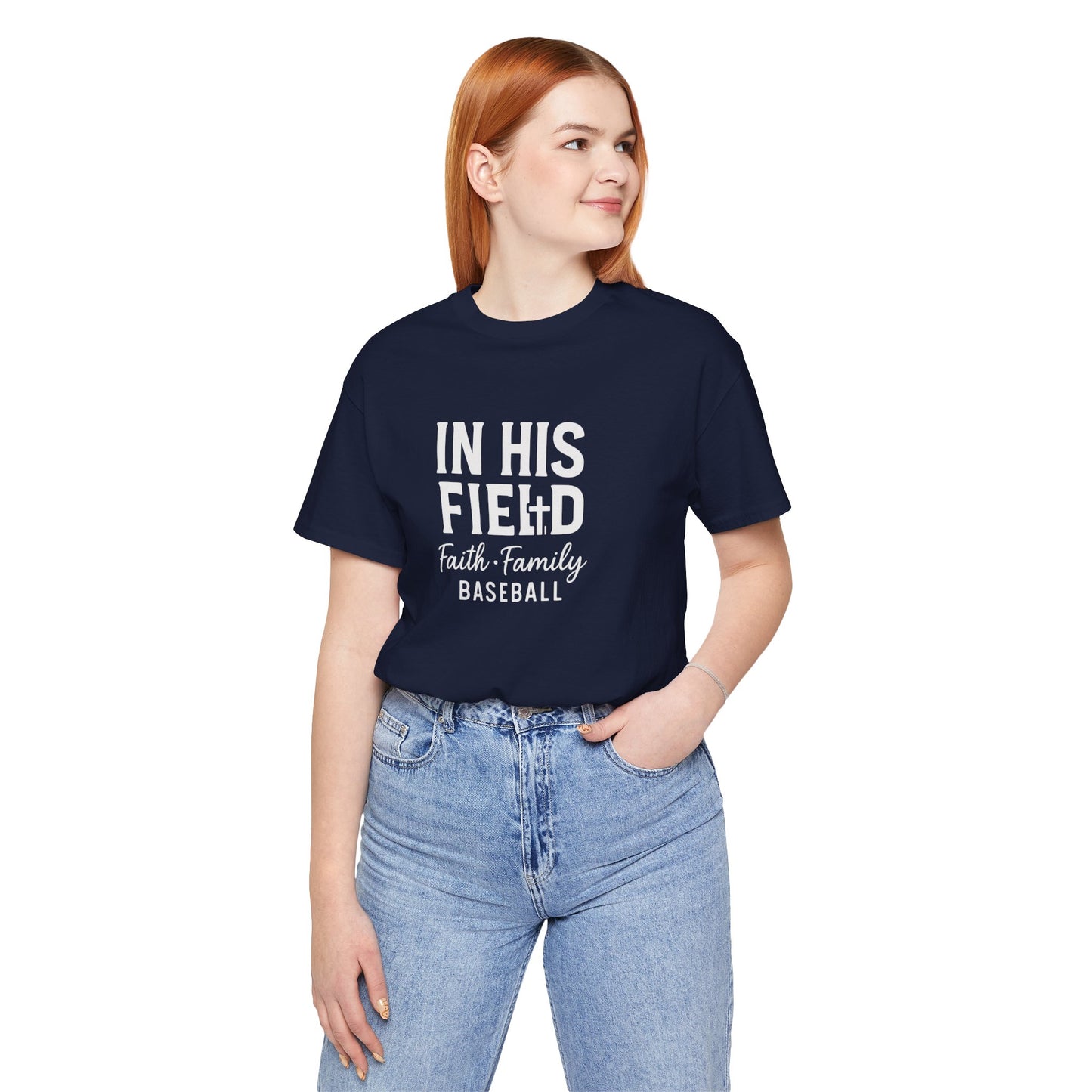 Baseball Mom Faith Unisex Jersey Tee