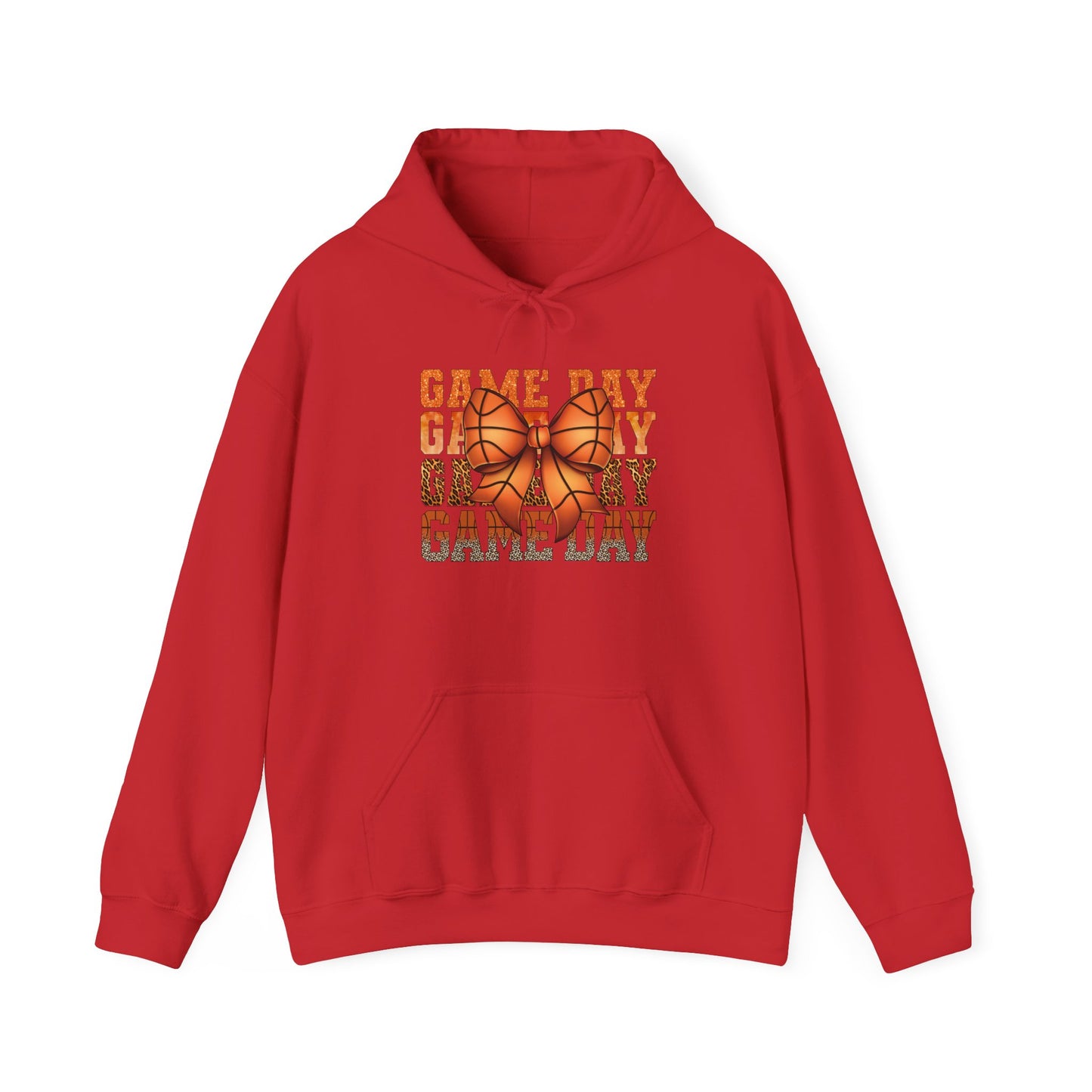Game Day Basketball Hoodie – 'Game Day' Text with Basketball Graphic