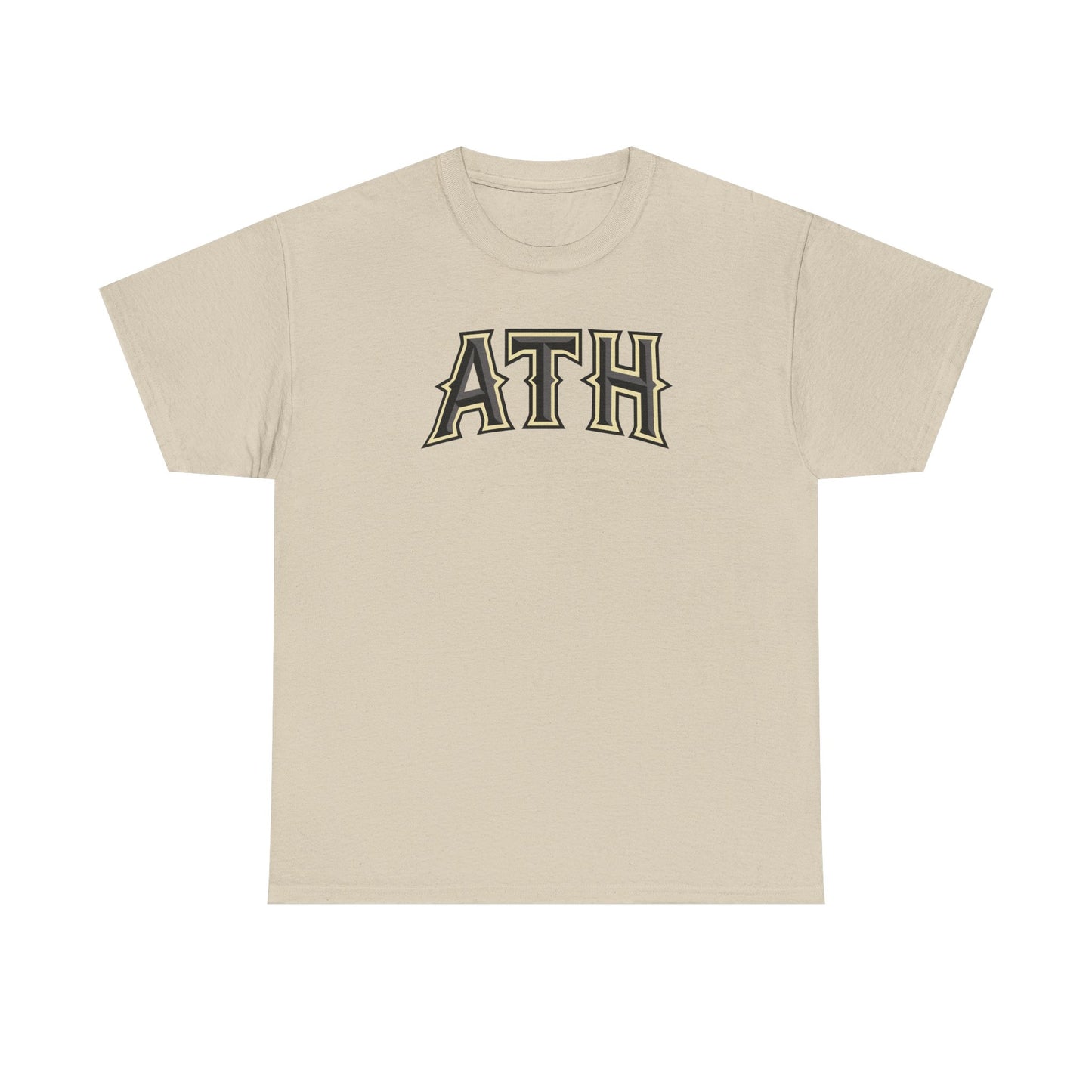 ATH Vintage Collegiate T‑Shirt — Retro Athletic Lettering Tee