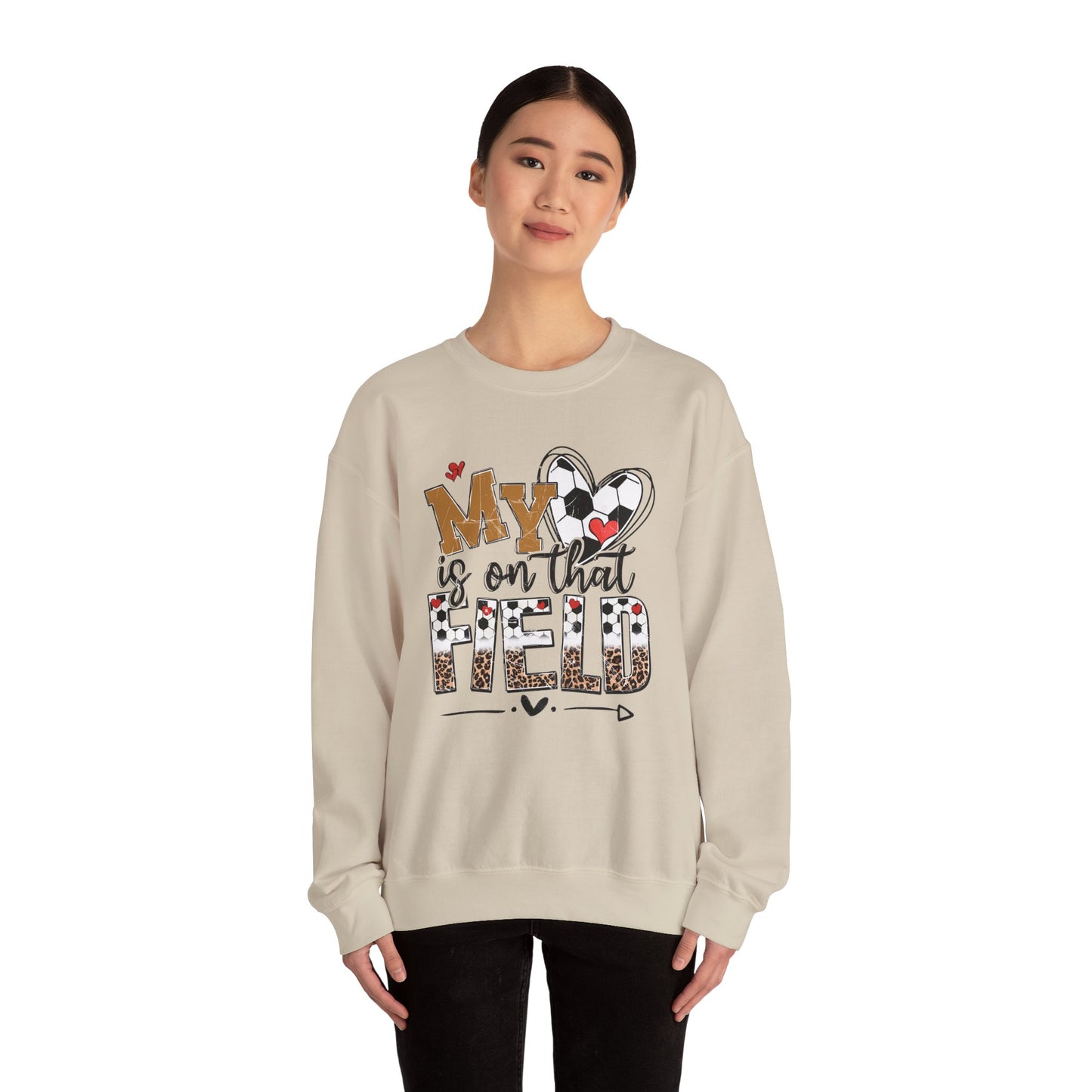 Soccer Mom Crewneck Sweatshirt - Cozy Sports Apparel, Gift for Sports Moms