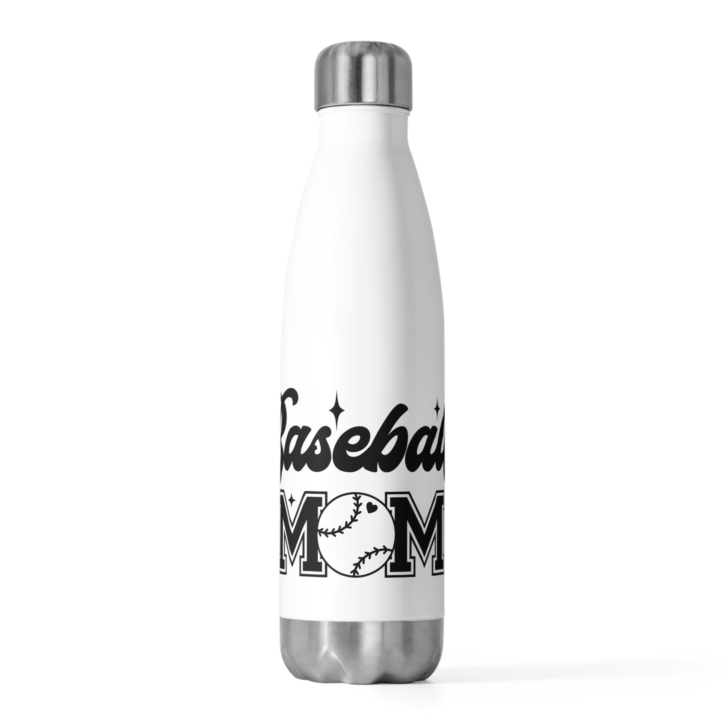 Baseball Mom Insulated Water Bottle - Perfect for Sports Enthusiasts, Gift for Moms, Hydration on the Go, Summer & Outdoor Fun