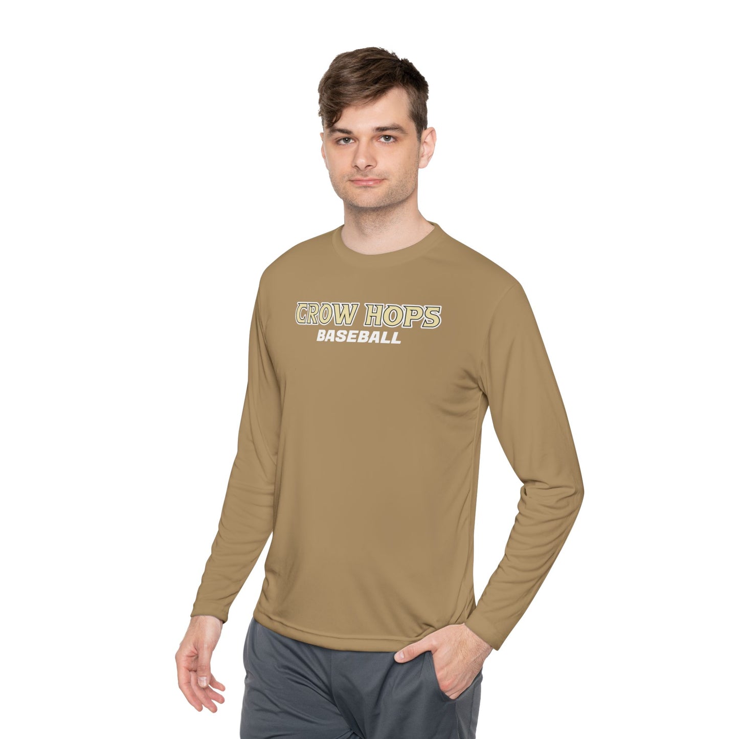 Crow Hops Baseball Long Sleeve Tee — Vintage Athletic Baseball Shirt