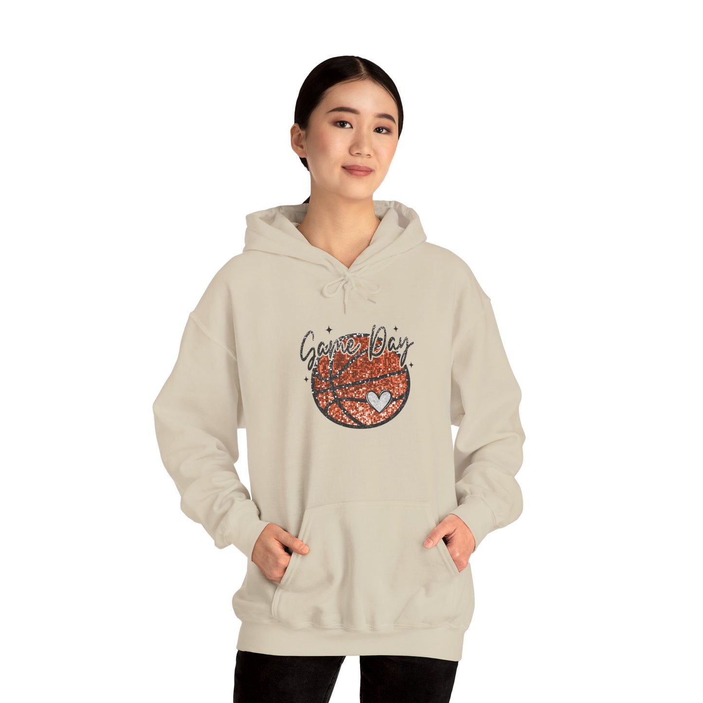 Basketball Mom Glitter Hoodie