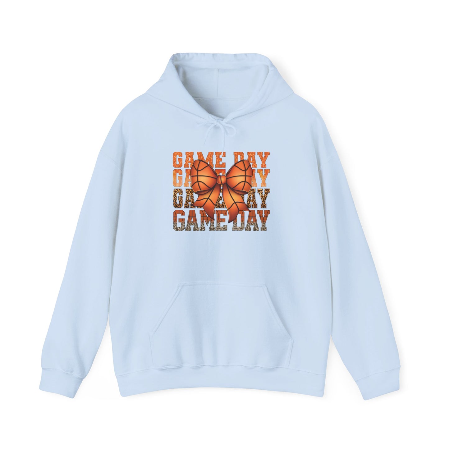 Game Day Basketball Hoodie – 'Game Day' Text with Basketball Graphic