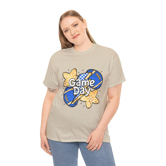 Football Mom Game Day Unisex Heavy Cotton Tee