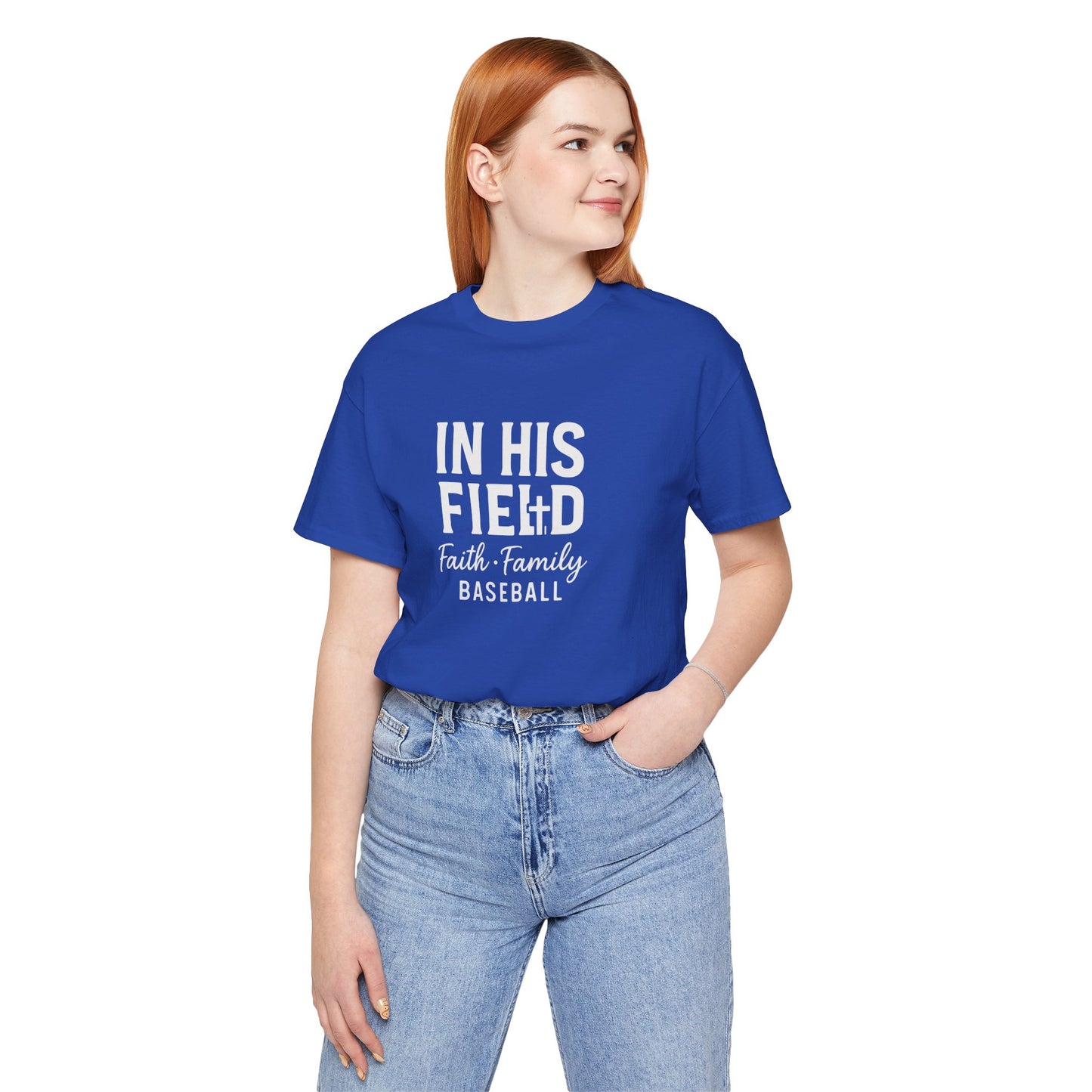 Baseball Mom Faith Unisex Jersey Tee