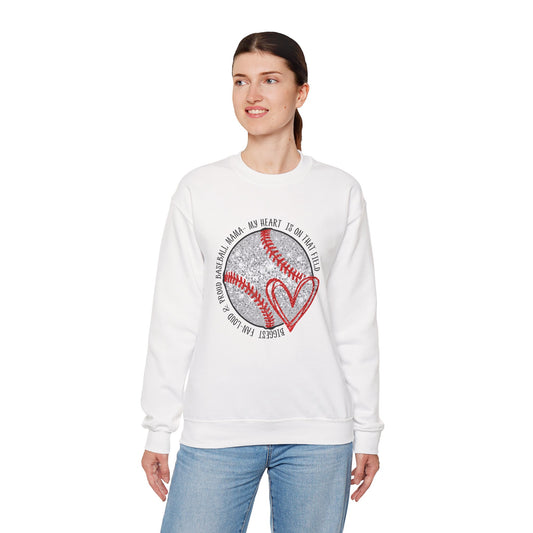 Baseball Mom Crewneck Sweatshirt