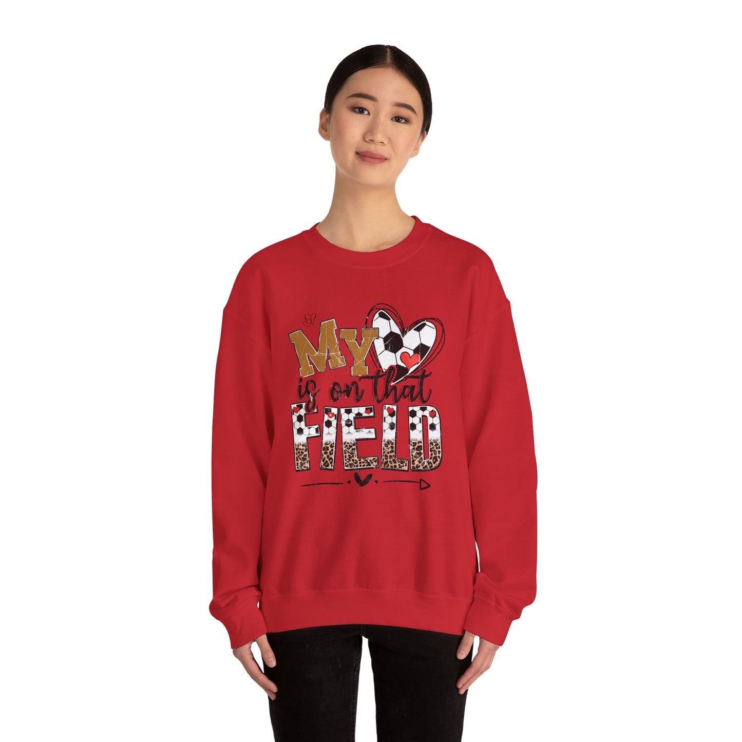 Soccer Mom Crewneck Sweatshirt - Cozy Sports Apparel, Gift for Sports Moms
