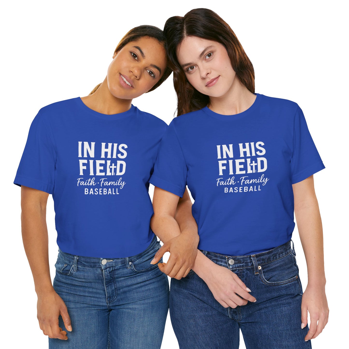 Baseball Mom Faith Unisex Jersey Tee