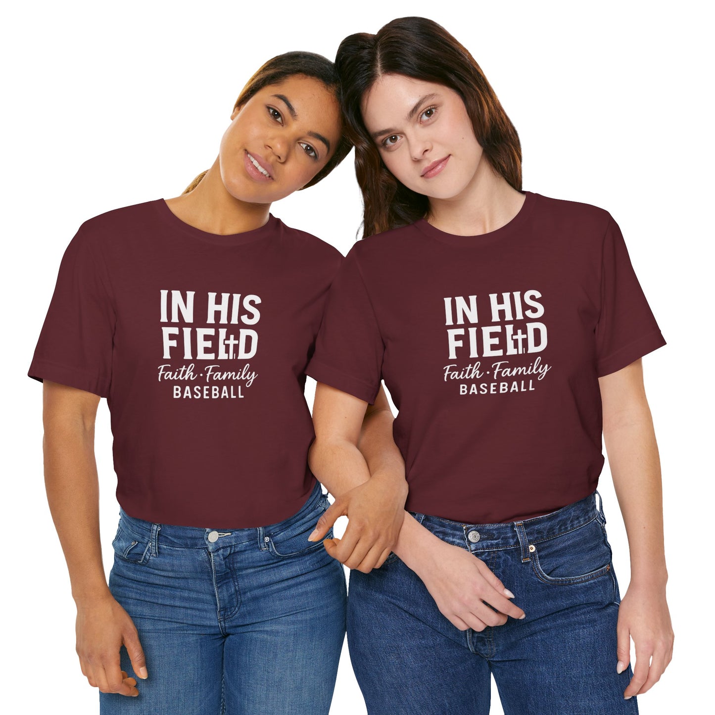 Baseball Mom Faith Unisex Jersey Tee