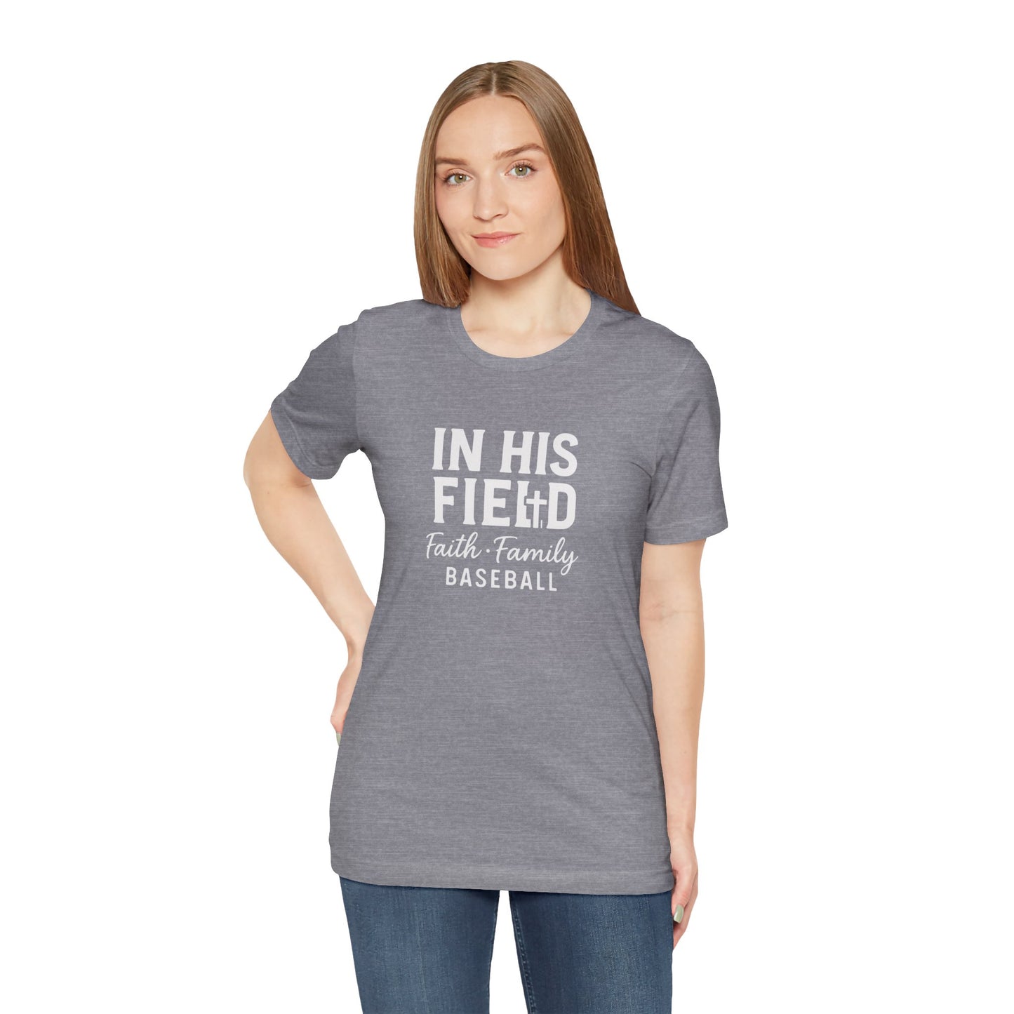 Baseball Mom Faith Unisex Jersey Tee