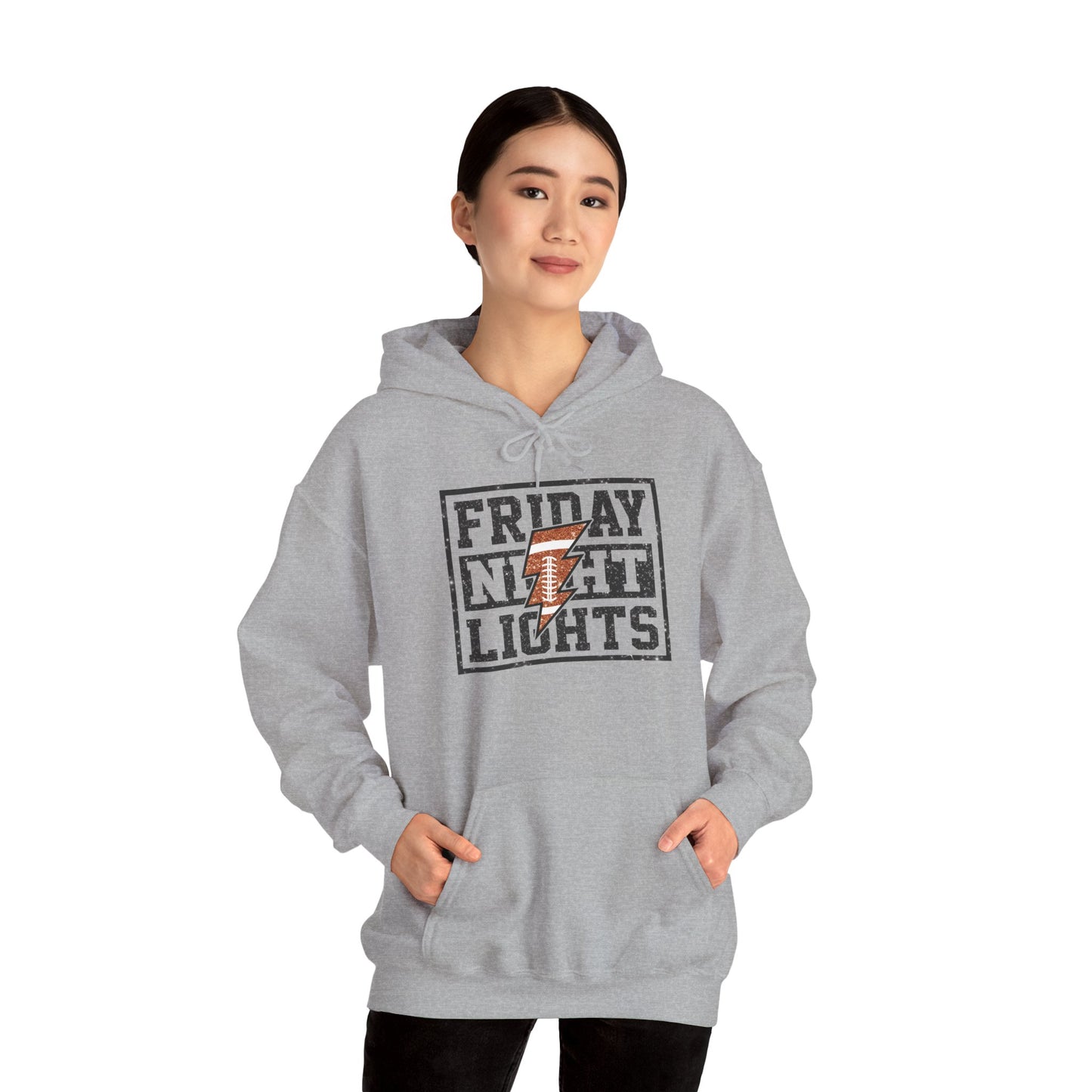 Friday Night Lights Unisex Hoodie, Cozy Sweatshirt for Game Day, Ideal for Sports Fans, Gift for Tailgate Parties, Fall Fashion Essential