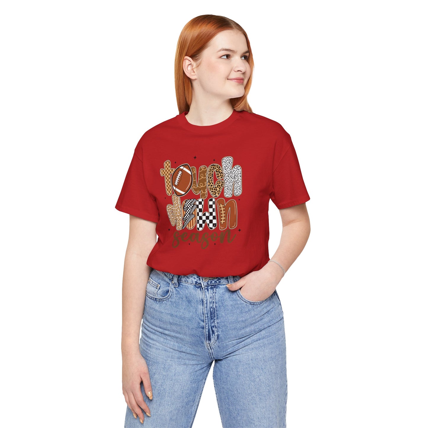 Touch Down Season Tee – Styled for Sidelines & Stadiums
