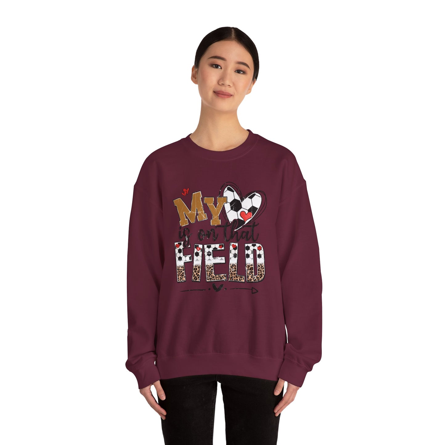 Soccer Mom Crewneck Sweatshirt - Cozy Sports Apparel, Gift for Sports Moms