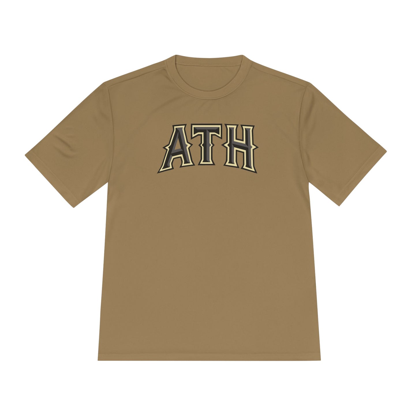 ATH Athletic Tee — Retro Varsity Moisture-Wicking Shirt