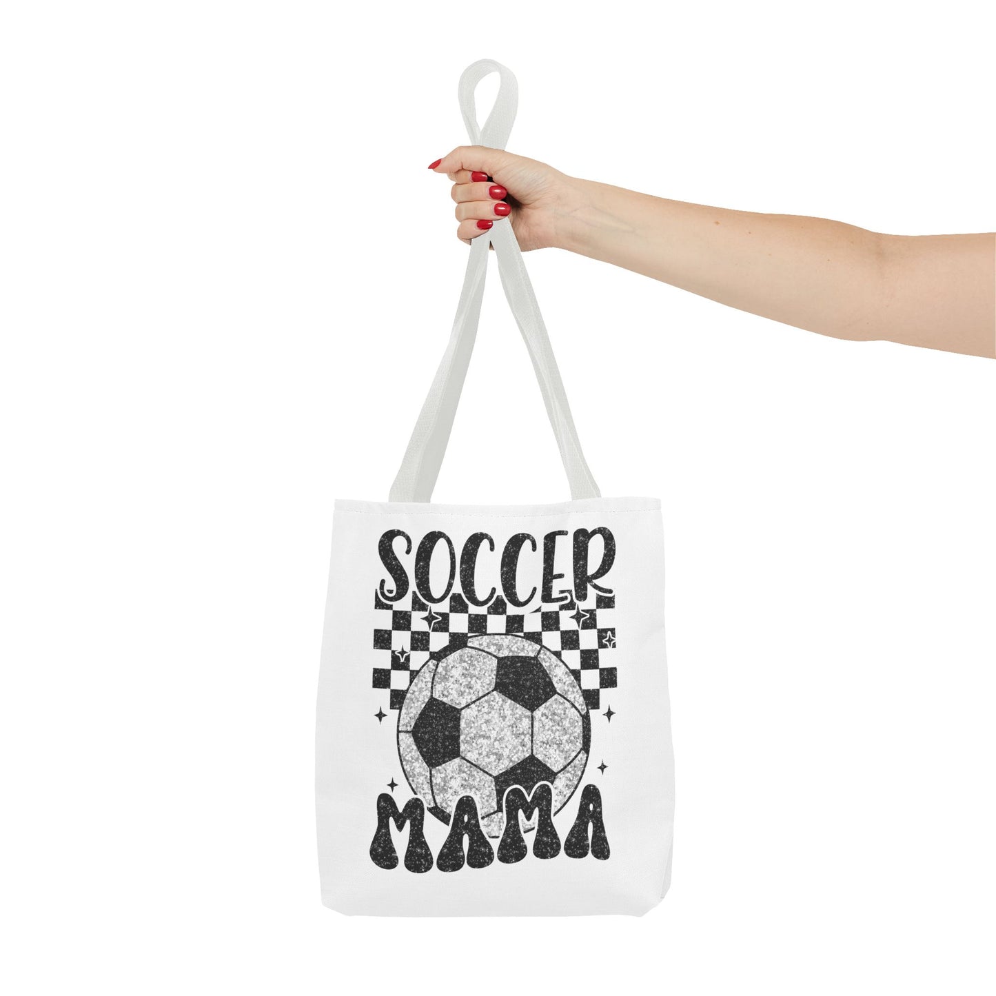 Soccer Mama Tote Bag, Sports Bag for Moms, Gift for Soccer Enthusiasts, Sporty Shopping Tote, Unique Soccer Gifts