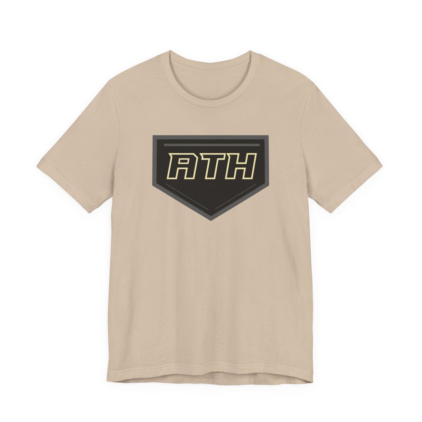 ATH Logo Tee — Athletic Patch Graphic T‑Shirt