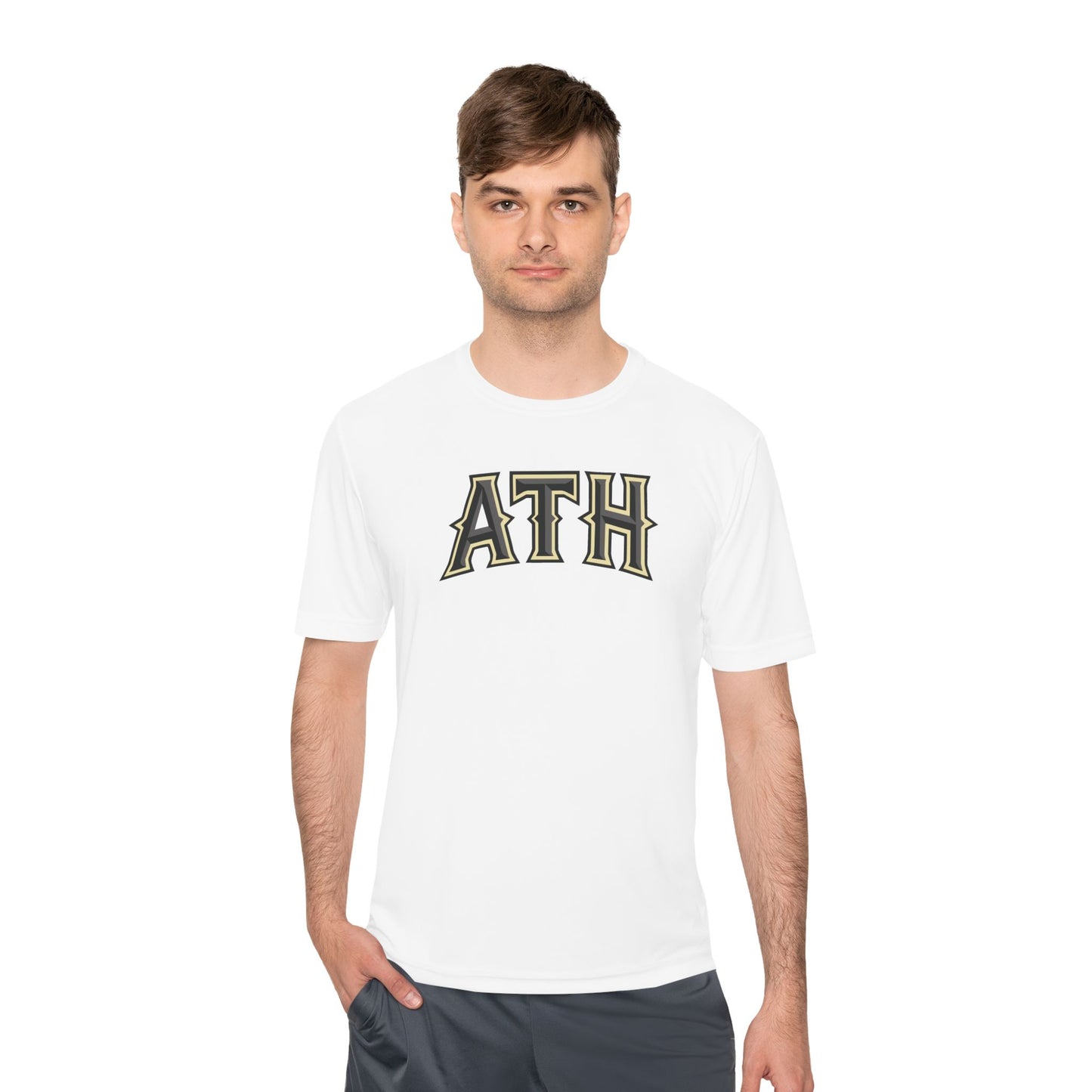 ATH Athletic Tee — Retro Varsity Moisture-Wicking Shirt