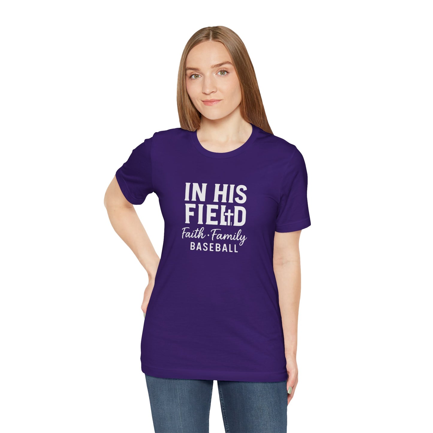 Baseball Mom Faith Unisex Jersey Tee