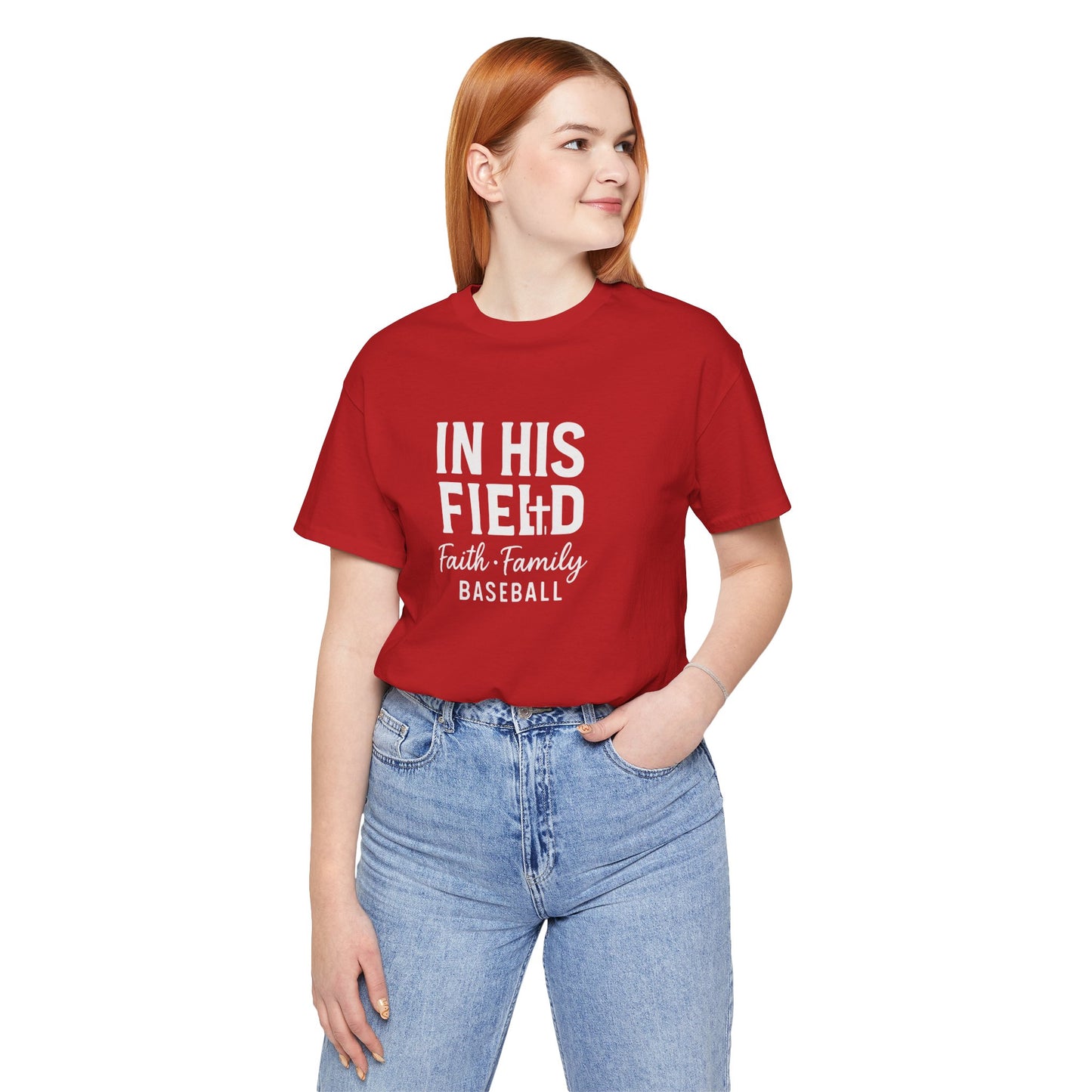Baseball Mom Faith Unisex Jersey Tee
