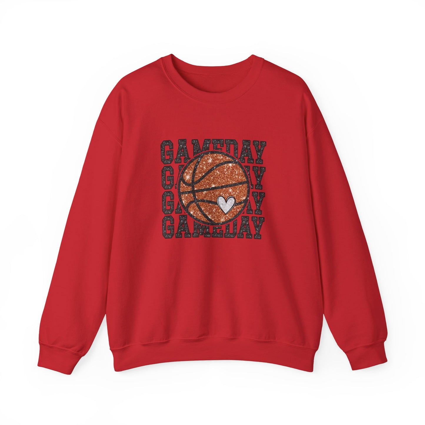 Basketball Game Day Crewneck Sweatshirt