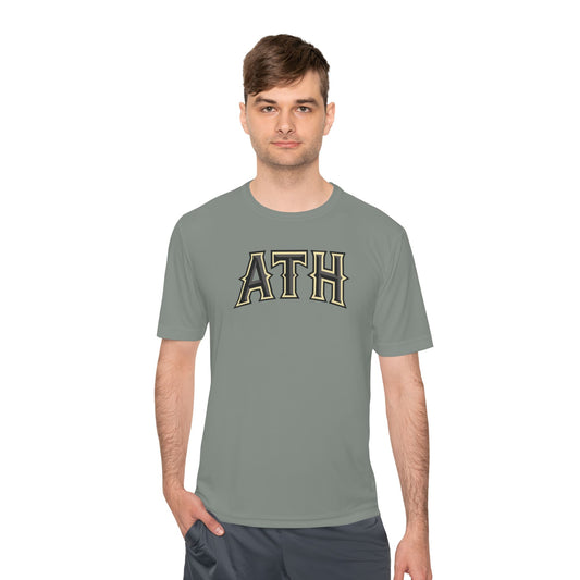 ATH Athletic Tee — Retro Varsity Moisture-Wicking Shirt