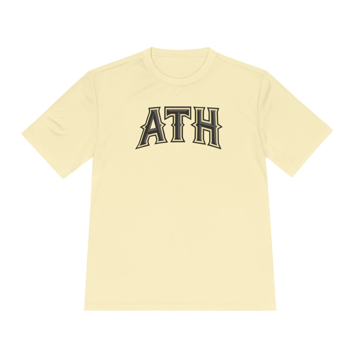 ATH Athletic Tee — Retro Varsity Moisture-Wicking Shirt