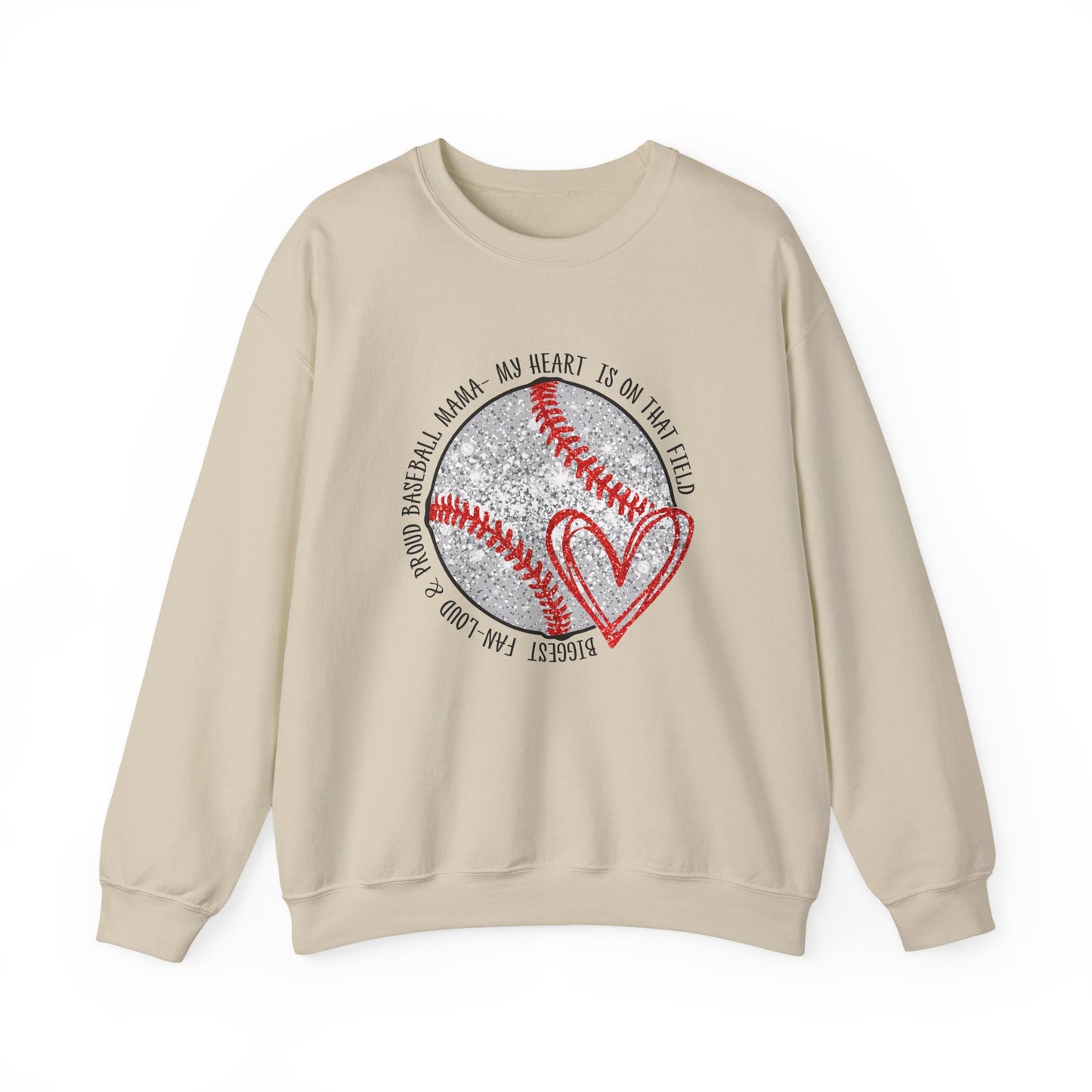 Baseball Mom Crewneck Sweatshirt