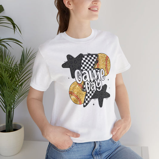 Game Day Softball Tee — "Game Day" Graphic Shirt