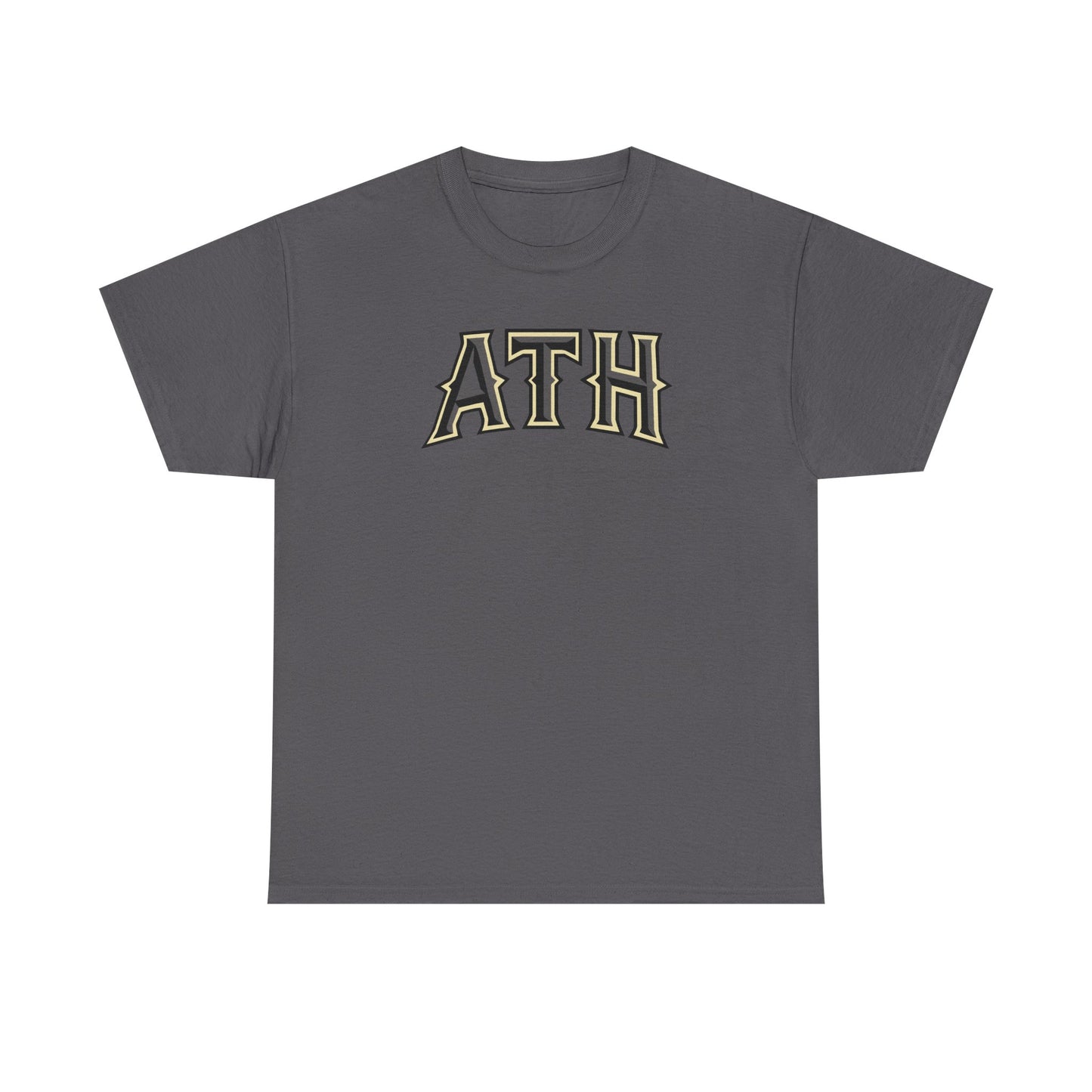 ATH Vintage Collegiate T‑Shirt — Retro Athletic Lettering Tee