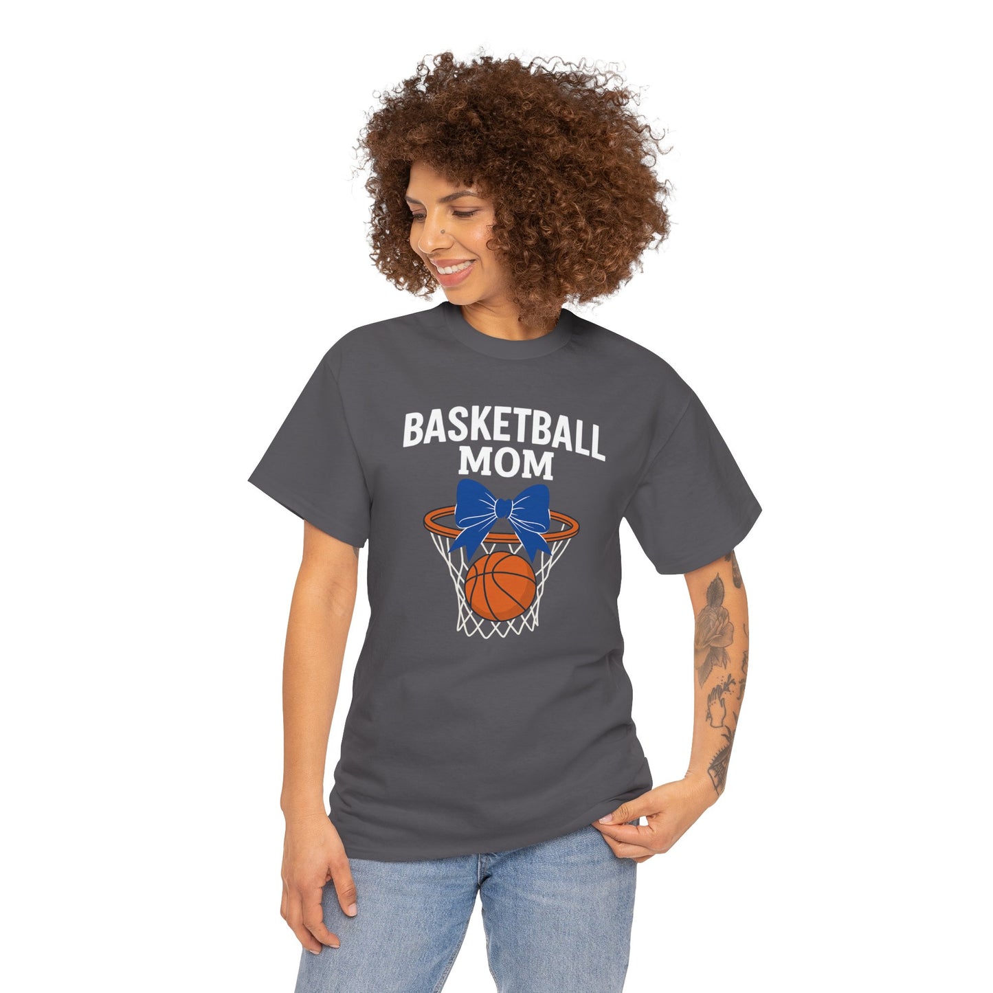 Basketball Mom Heavy Cotton Tee