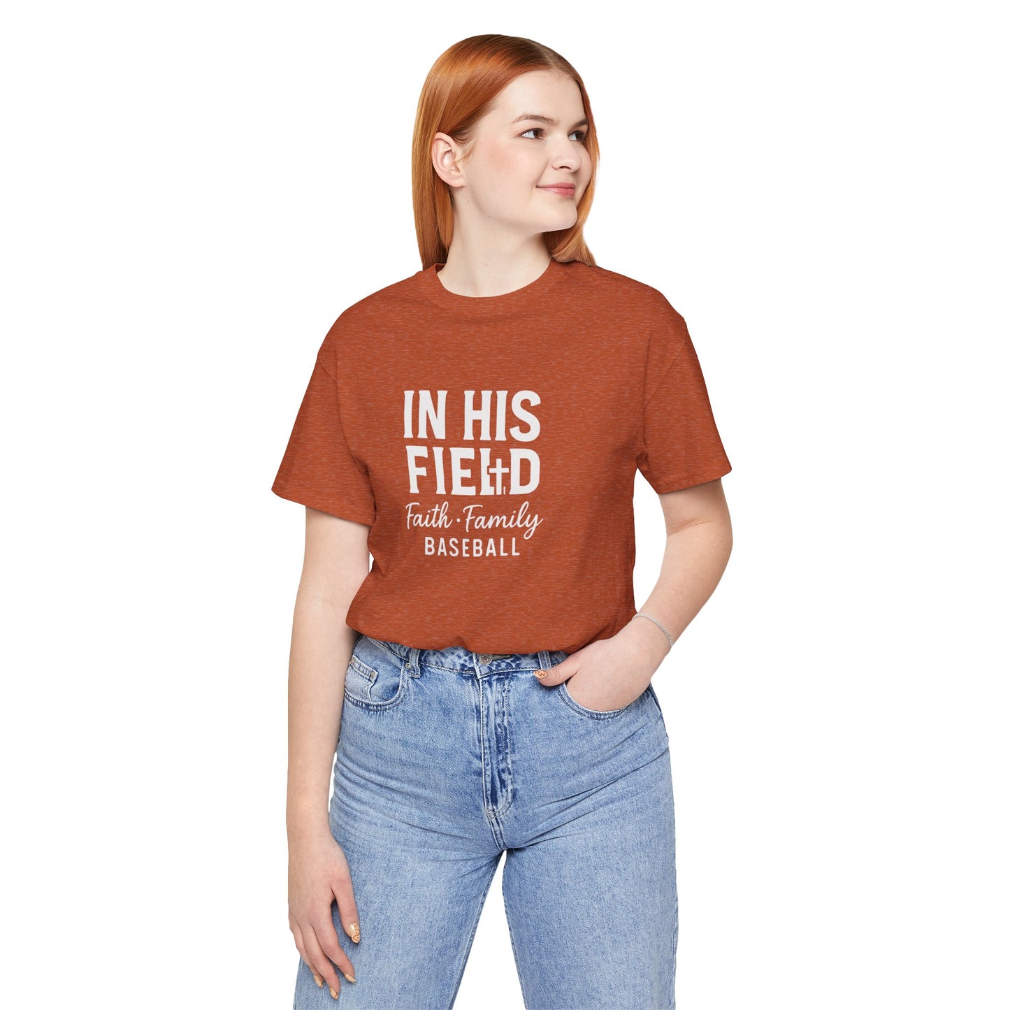 Baseball Mom Faith Unisex Jersey Tee