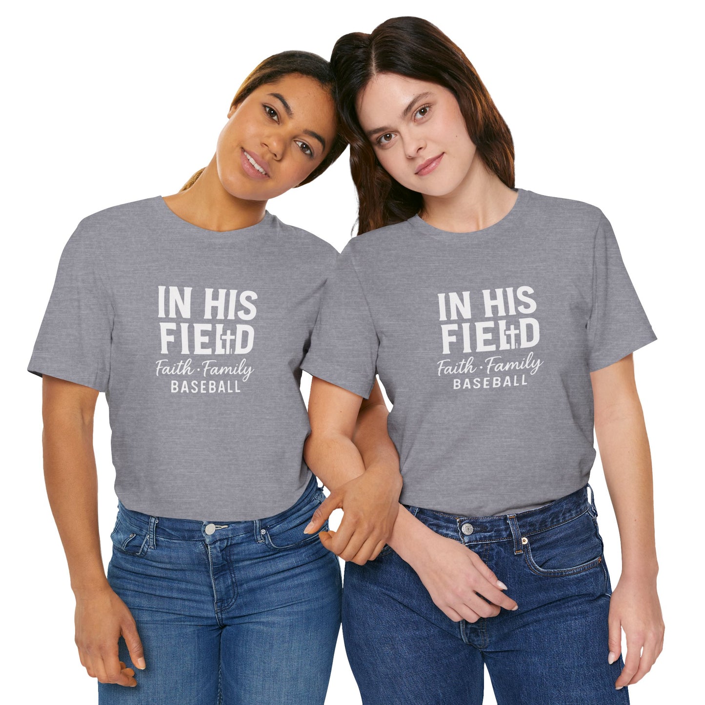 Baseball Mom Faith Unisex Jersey Tee