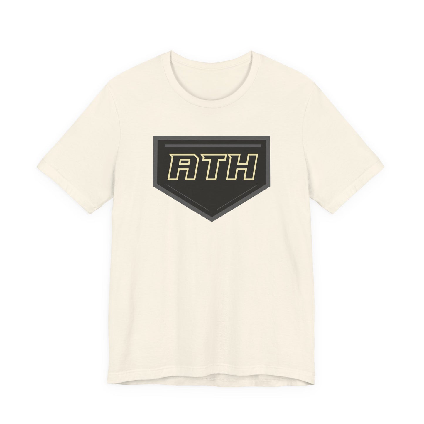 ATH Logo Tee — Athletic Patch Graphic T‑Shirt