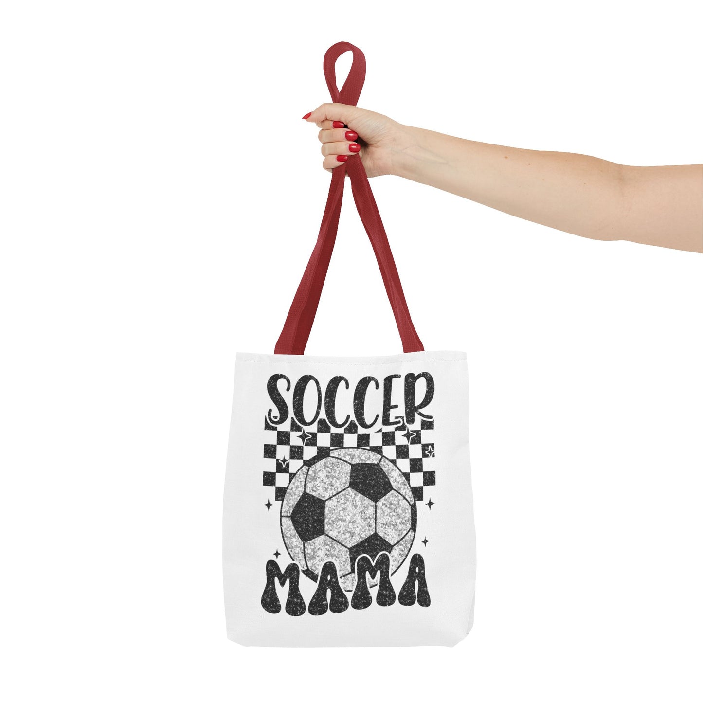 Soccer Mama Tote Bag, Sports Bag for Moms, Gift for Soccer Enthusiasts, Sporty Shopping Tote, Unique Soccer Gifts