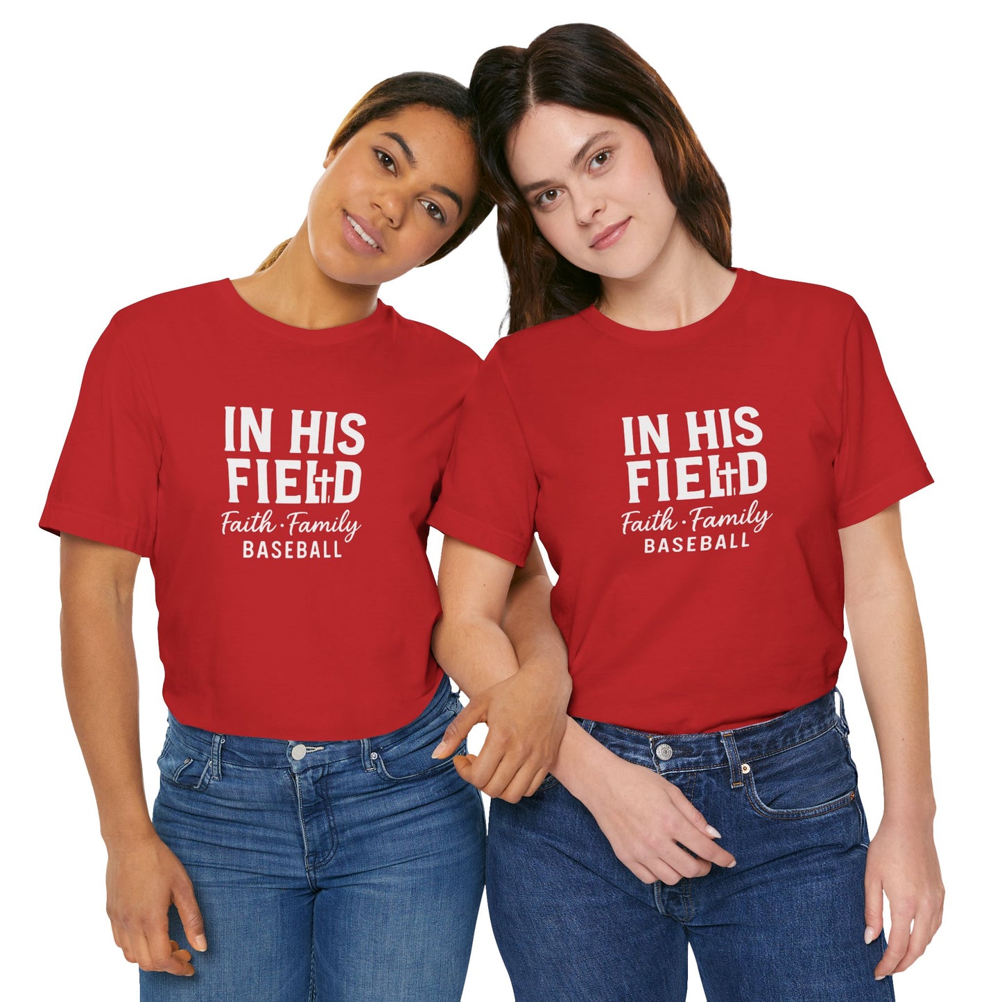 Baseball Mom Faith Unisex Jersey Tee