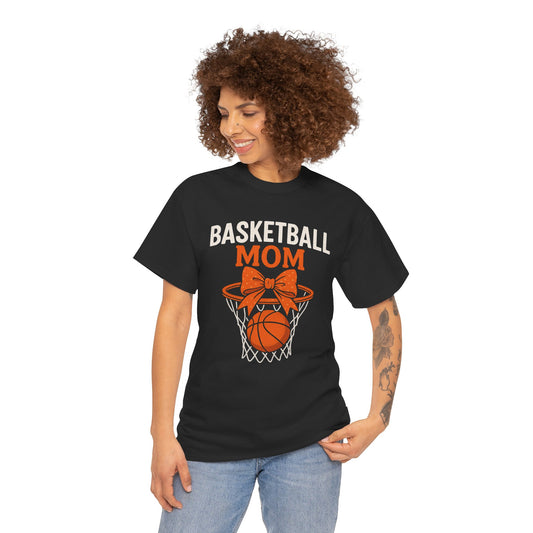 Basketball Mom Unisex Heavy Cotton Tee