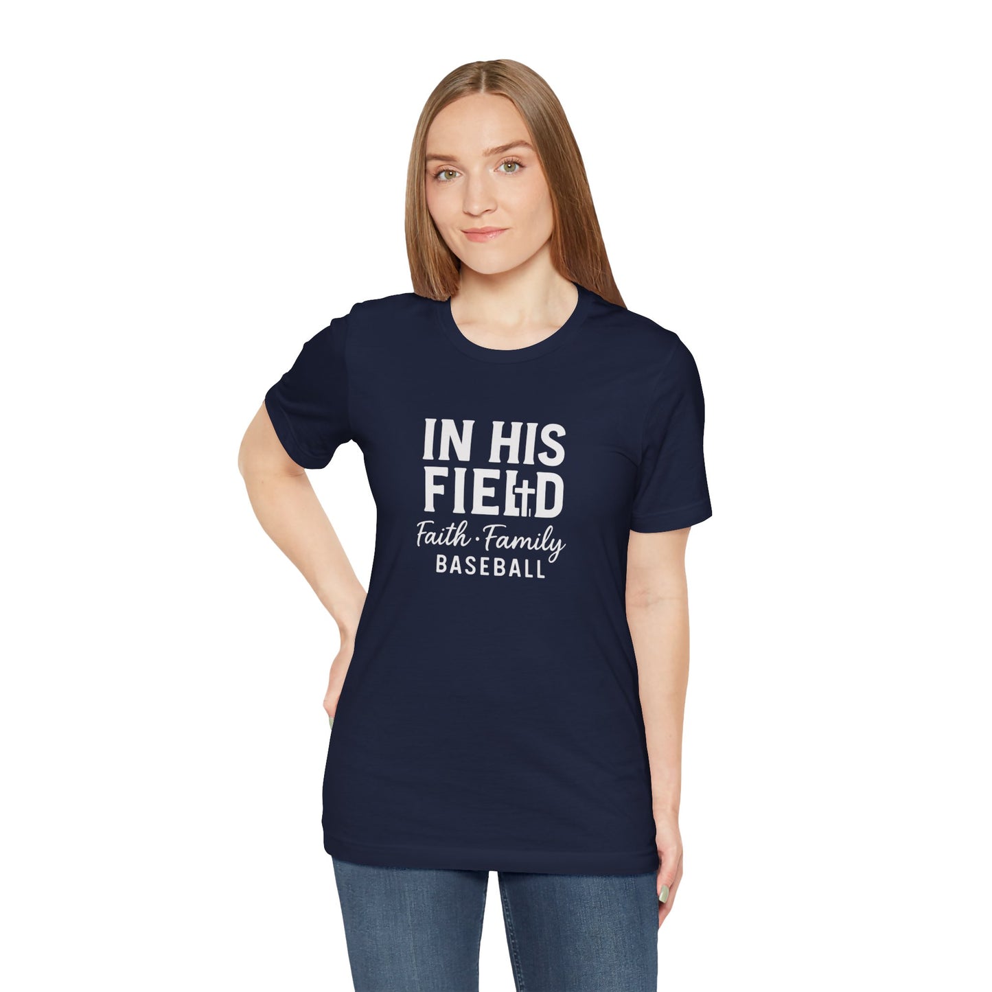 Baseball Mom Faith Unisex Jersey Tee